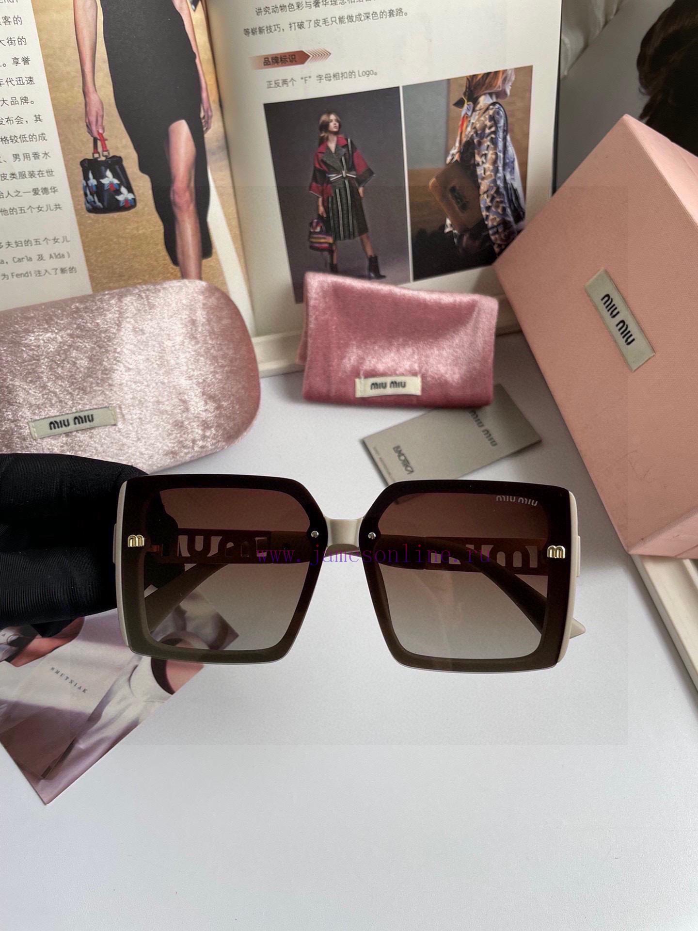 Bujucun ️ Miumiu Women's Sunglasses HD Polarized Lens ️ Great Texture Brand Fan Internet Celis1p0q1o - Image 6