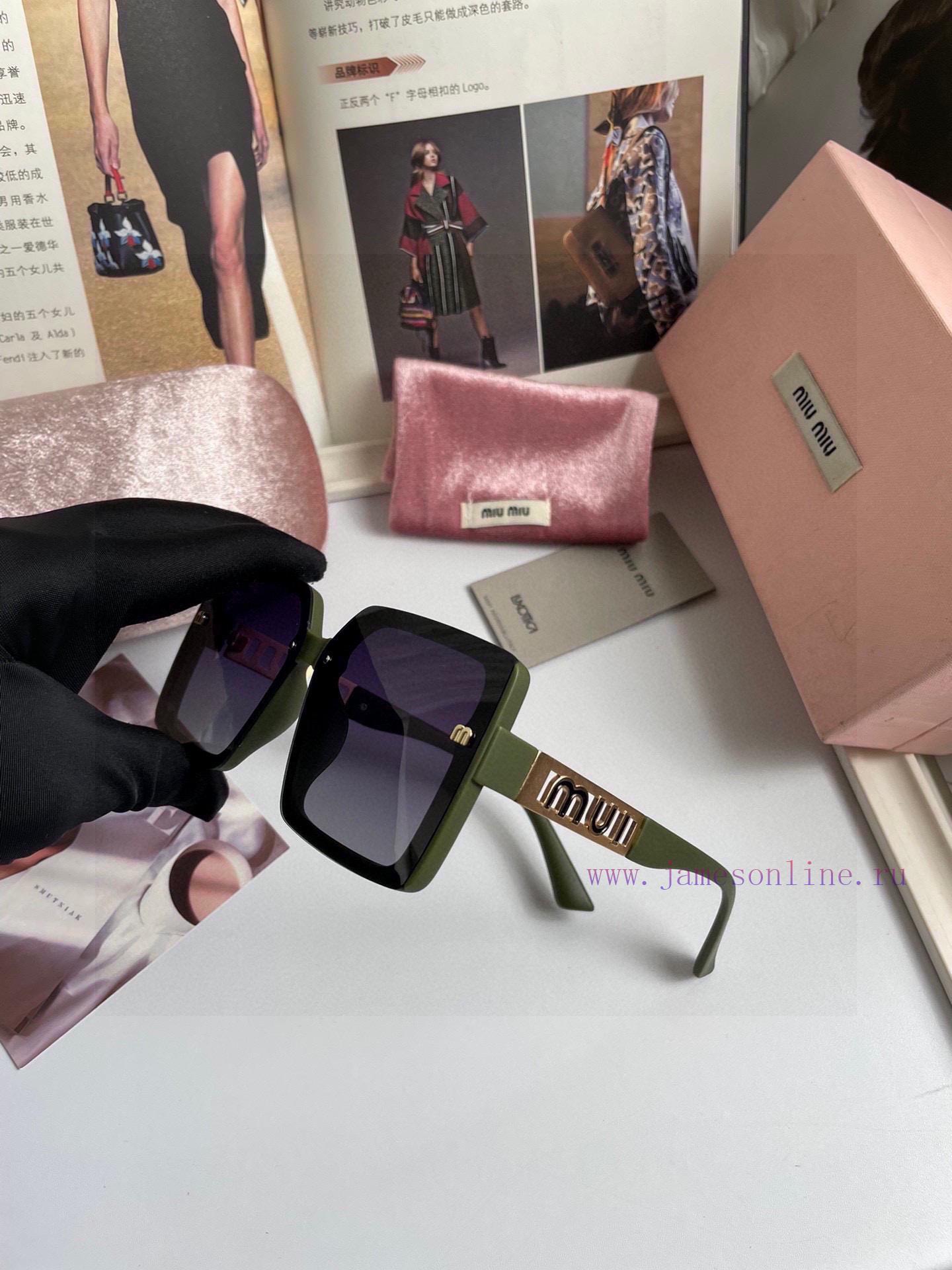 Bujucun ️ Miumiu Women's Sunglasses HD Polarized Lens ️ Great Texture Brand Fan Internet Celis1p0q1o - Image 8