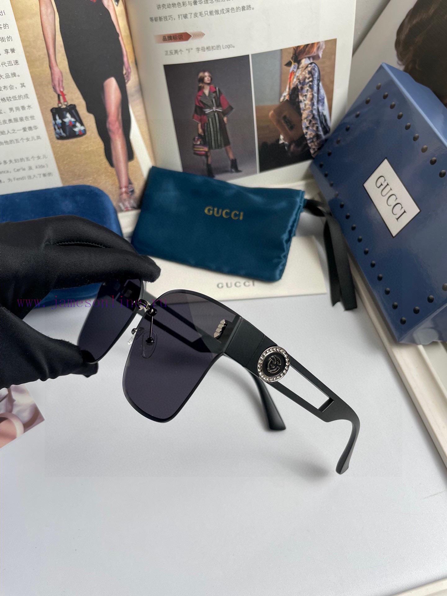 New brand, GucciGucci women's polarized sunglasses TR frame imported Polaroid high-definitiosxitikyl - Image 8