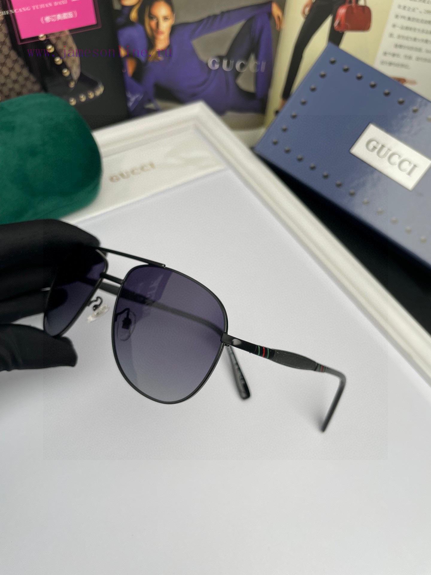 GucciGucci Original Men's and Women's Polarized Sunglasses with Metal Alloy Frame and Metal j5ot77fs - Image 7