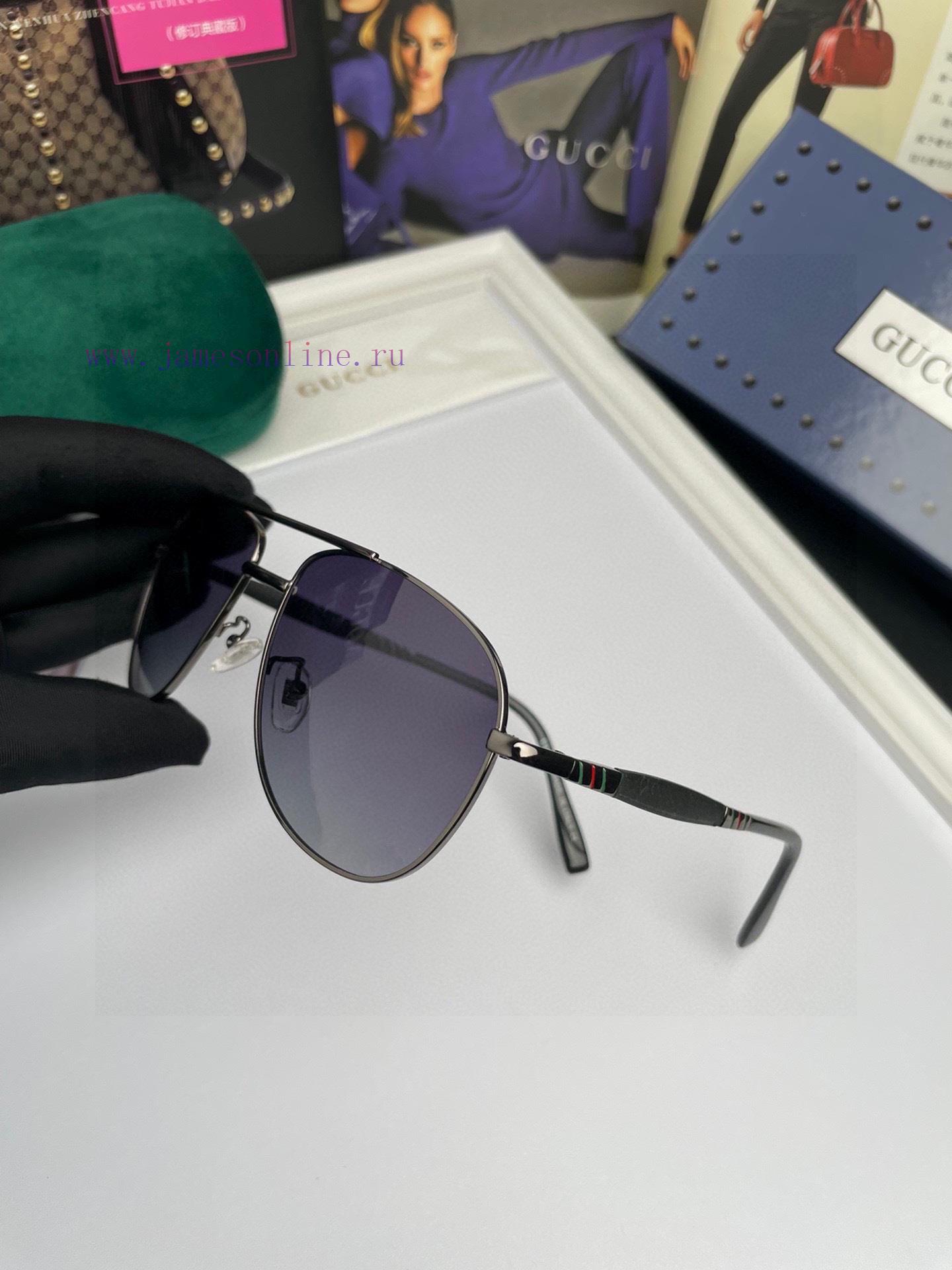 GucciGucci Original Men's and Women's Polarized Sunglasses with Metal Alloy Frame and Metal j5ot77fs - Image 8