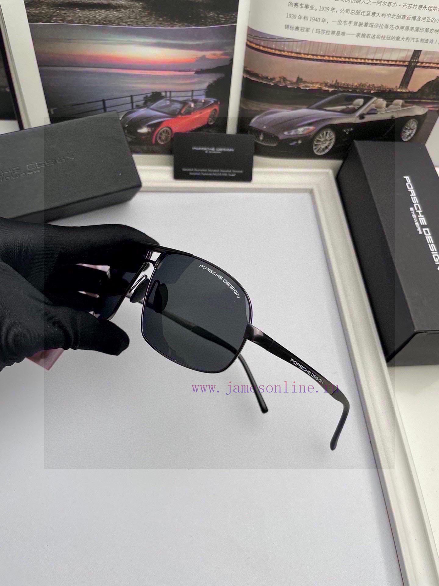 New Porsche brand high-quality men's polarized sunglasses with imported Polaroid polarized l4nuikxsu - Image 7