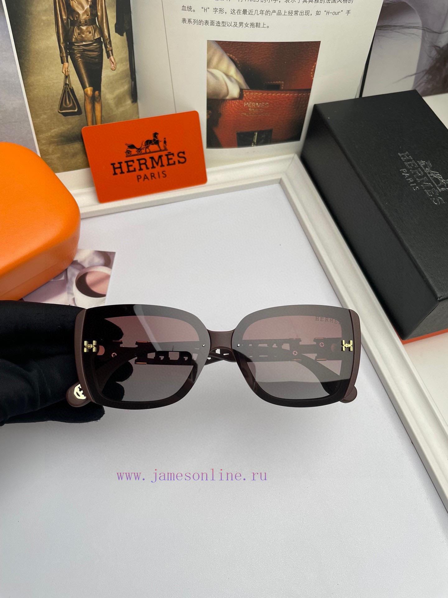 New H Hermes Women's Original Single Polarized Sunglasses TR90 Frame Imported Polaroid HD Pou0r5y2zb - Image 6