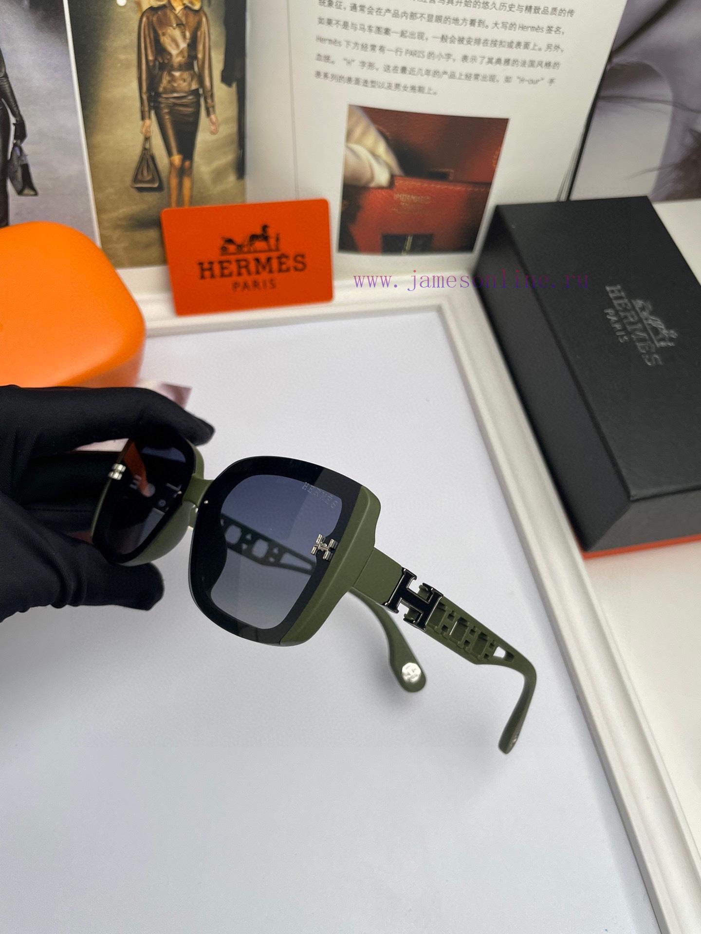 New H Hermes Women's Original Single Polarized Sunglasses TR90 Frame Imported Polaroid HD Pou0r5y2zb - Image 8