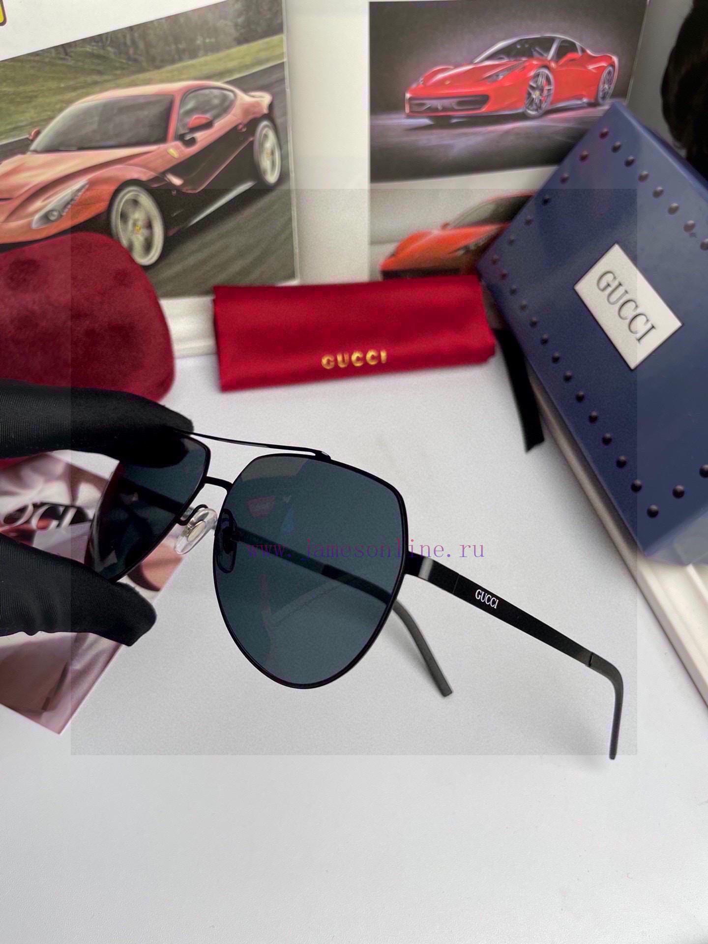GucciGucci high-quality polarized sunglasses for both men and women, made of high-definition8g6yc8f2 - Image 6
