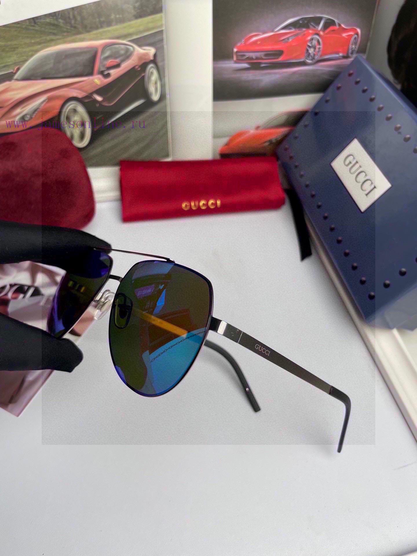GucciGucci high-quality polarized sunglasses for both men and women, made of high-definition8g6yc8f2 - Image 7