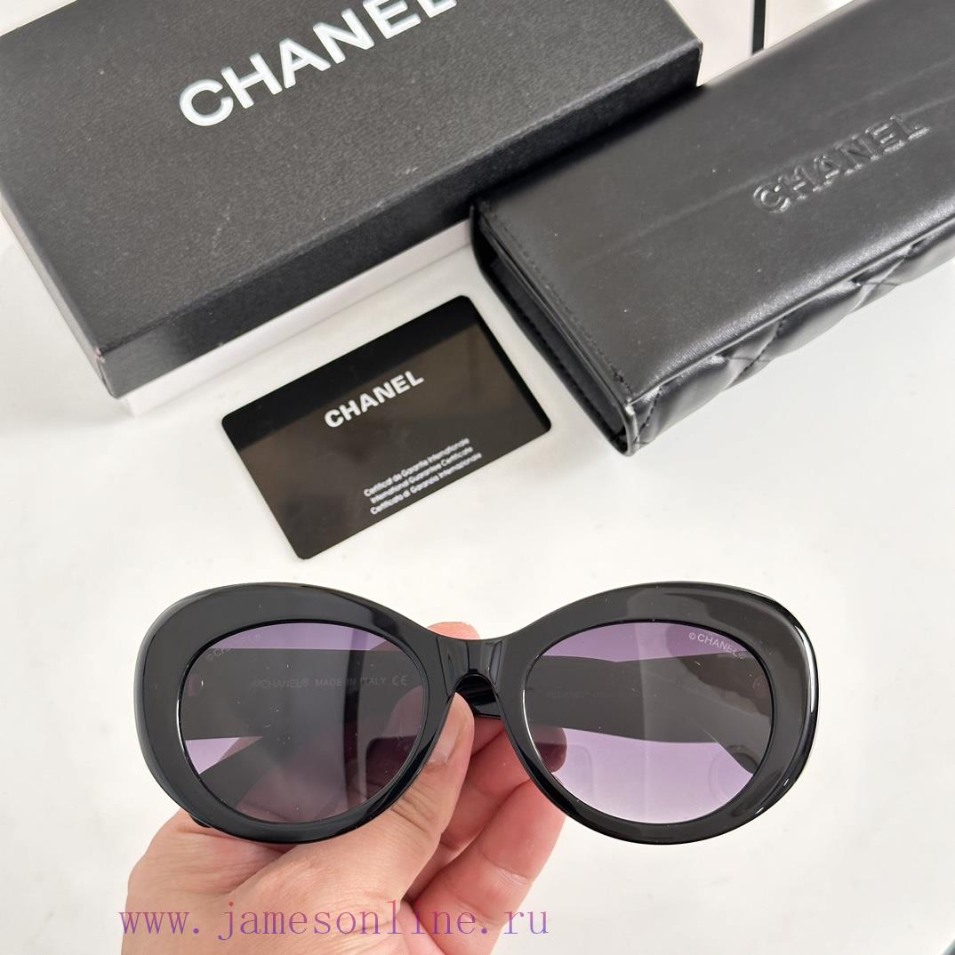 Black Silver ch5469Hot Grandma Black Super Face Retro Elegant Mirror Legs Diamond Logo Spark8qlzfsvx - Image 2