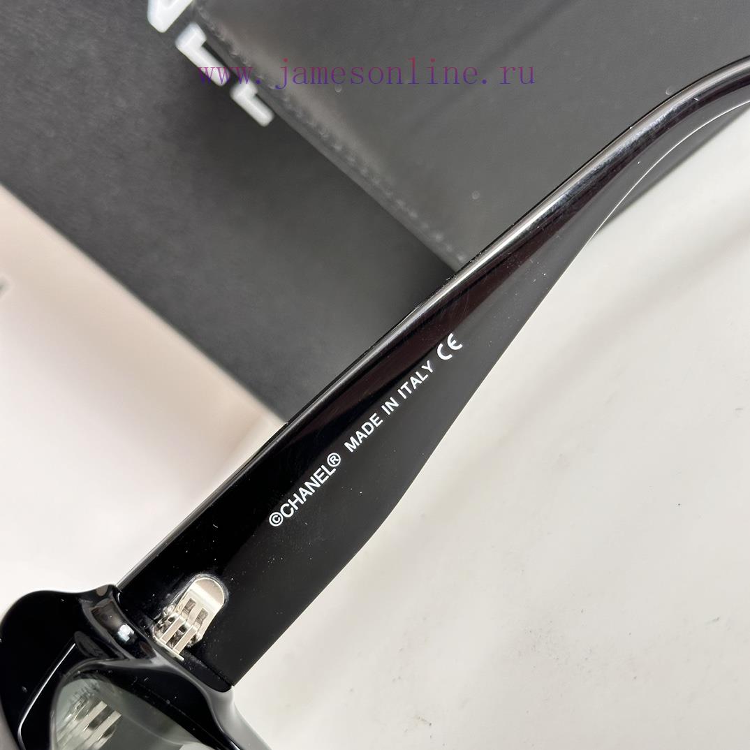 Black Silver ch5469Hot Grandma Black Super Face Retro Elegant Mirror Legs Diamond Logo Spark8qlzfsvx - Image 6