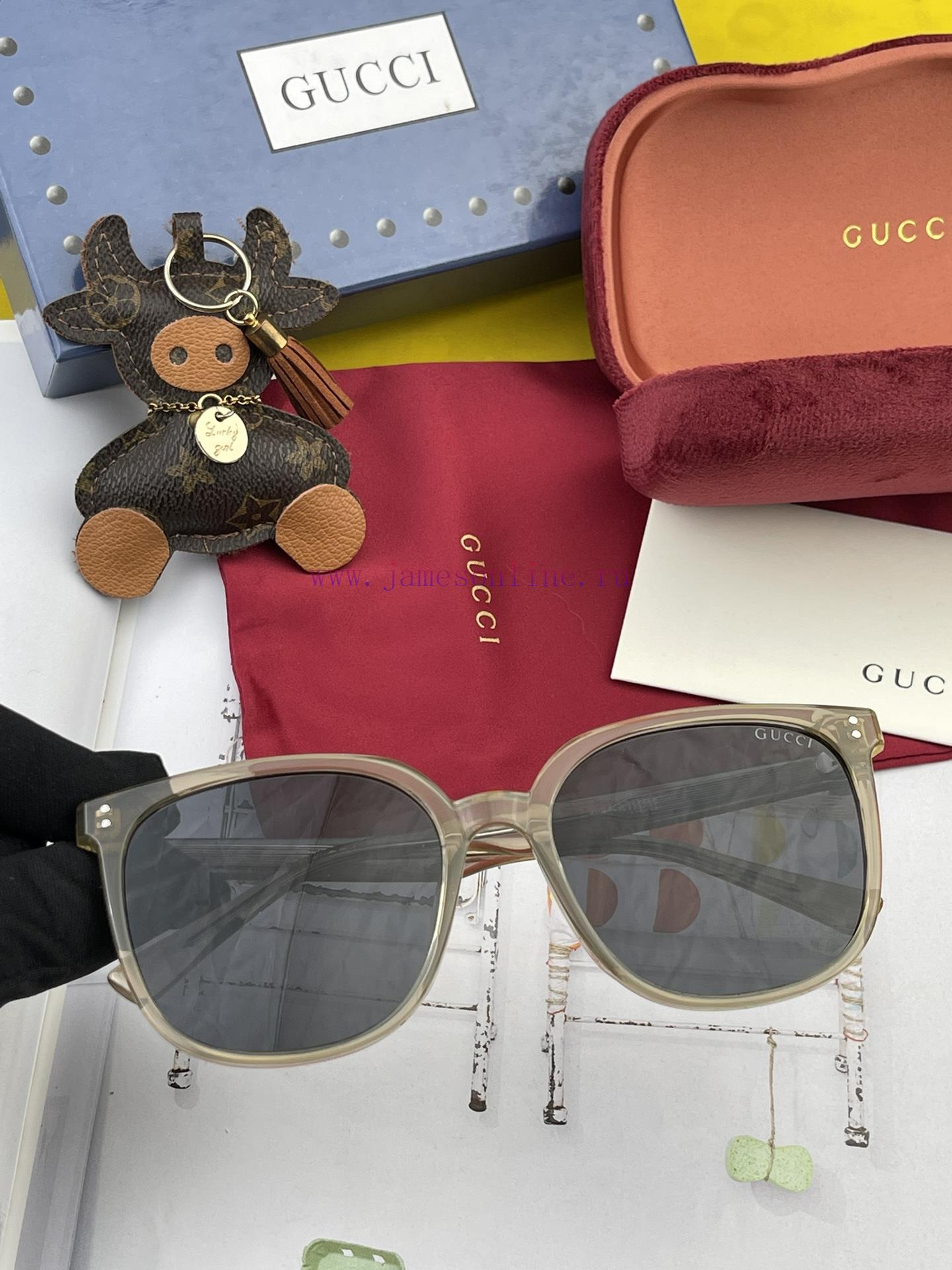 GUCCI GG Round Frame Sunglasses Perfect Quality Unique Design Suitable for Various Face Shapkjcuk8ie - Image 6