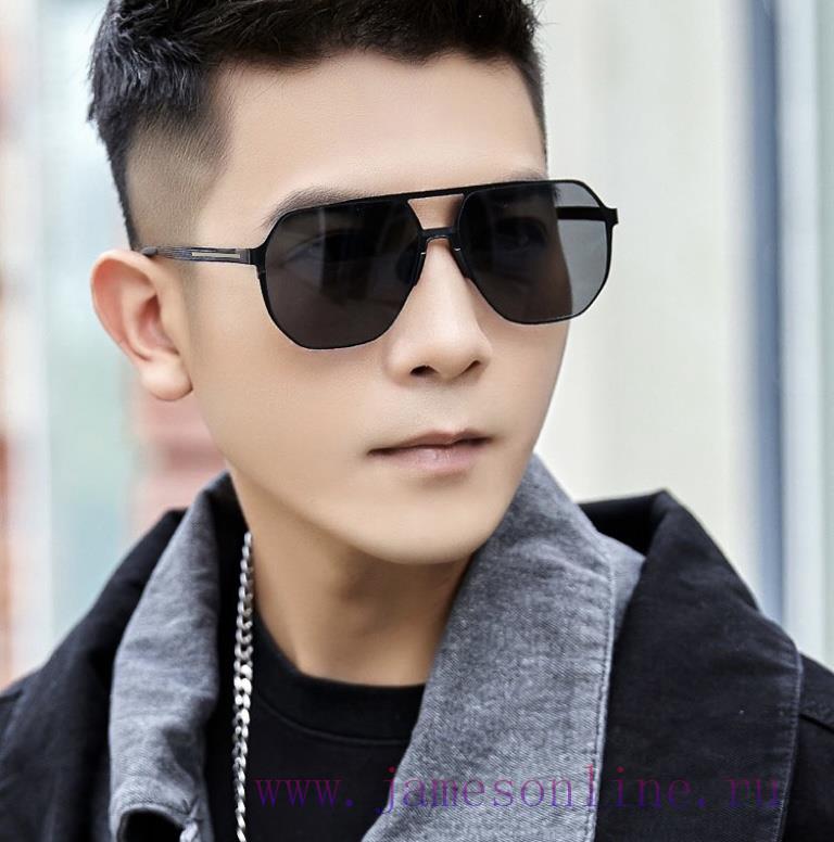 GUCCI Men's Colorful Pilot Polarized Sunglasses ️ Material HD Nylon Thickened Card Slot HD P3l9o8xsb