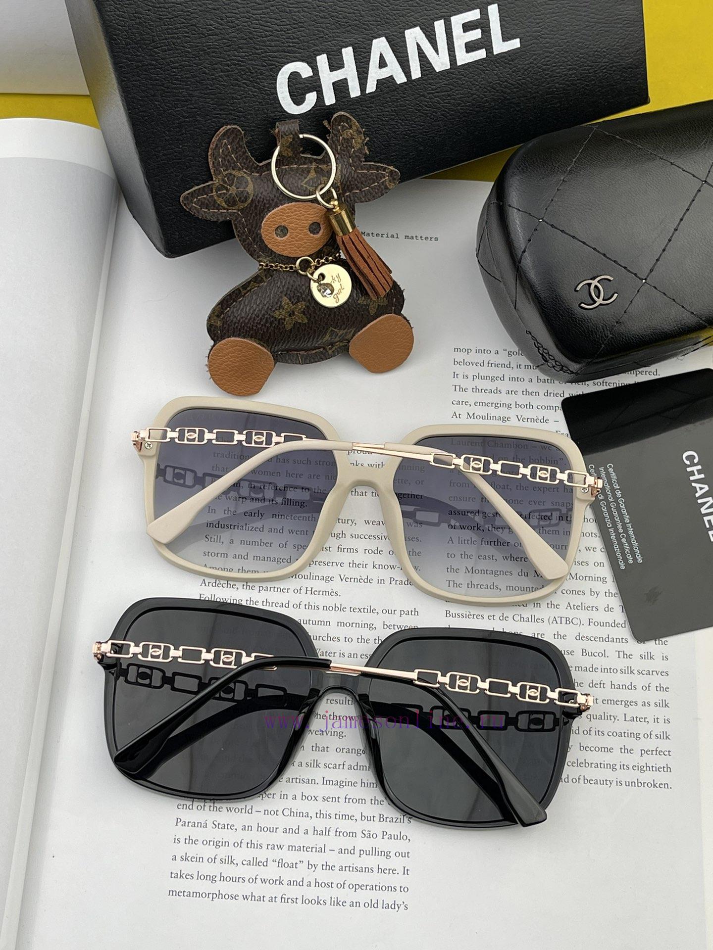 CHANEL 2024 New Trendy Popular Fashion Box Sunglasses Comfortable to Wear Internet Celebrity6yr35rqp - Image 9