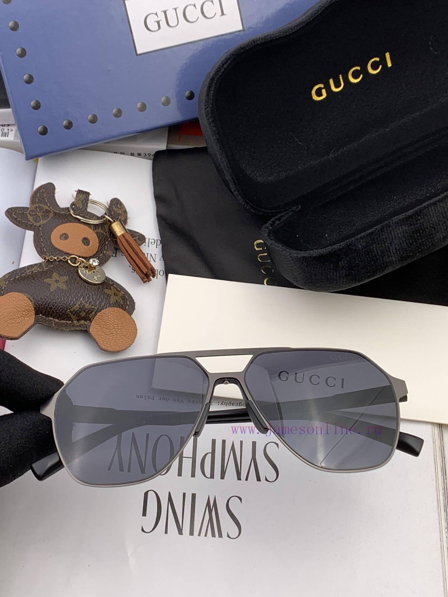 GUCCI Men's Colorful Pilot Polarized Sunglasses ️ Material HD Nylon Thickened Card Slot HD P3l9o8xsb - Image 5
