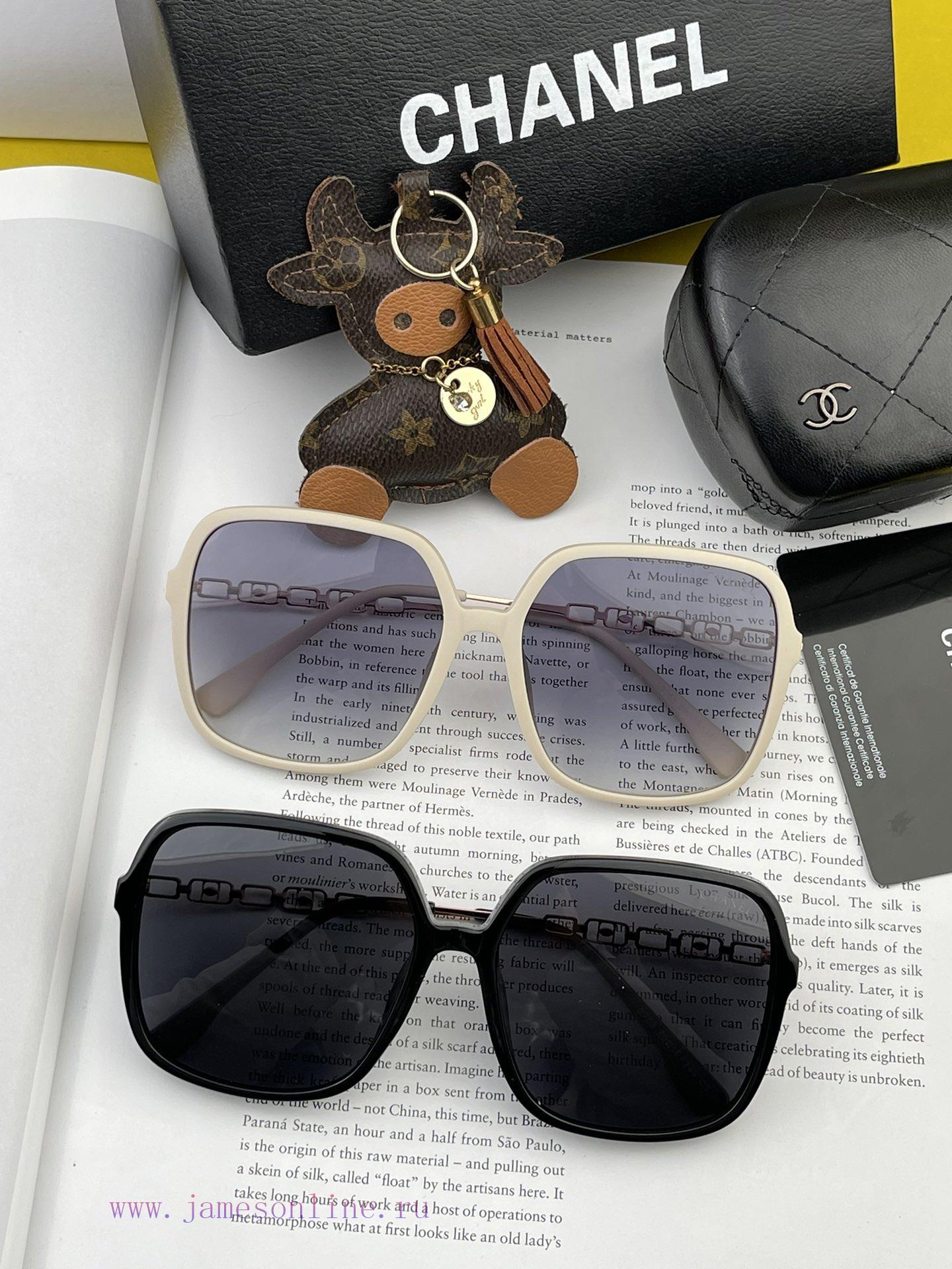 CHANEL 2024 New Trendy Popular Fashion Box Sunglasses Comfortable to Wear Internet Celebrity6yr35rqp - Image 10