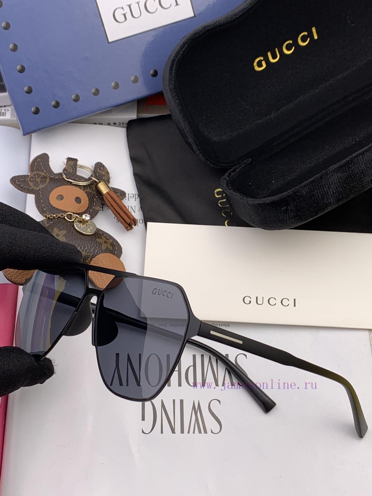 GUCCI Men's Colorful Pilot Polarized Sunglasses ️ Material HD Nylon Thickened Card Slot HD P3l9o8xsb - Image 6