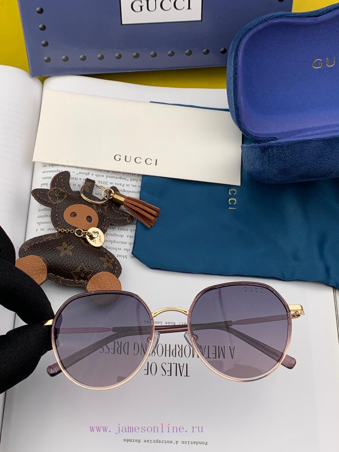 GUCCI 2024 Spring New Sunglasses: Various internet celebrities have brought a full circle oftym1jr7d - Image 4