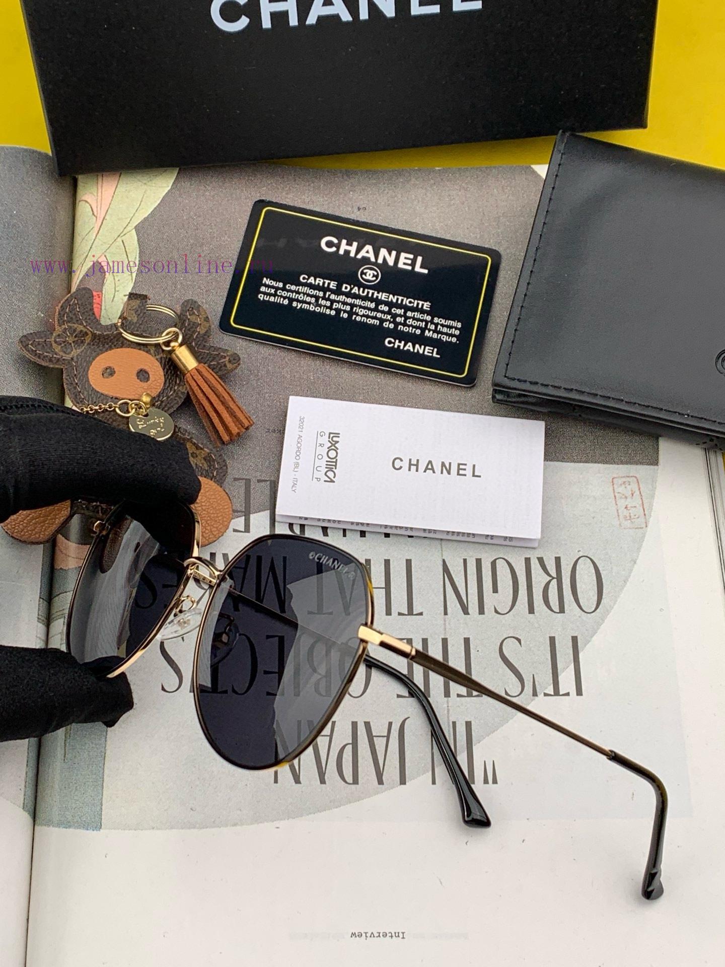 CHANEL trendy and explosive fashion sunglasses with large frames for comfortable wearing. Inu6xg4y9v - Image 8