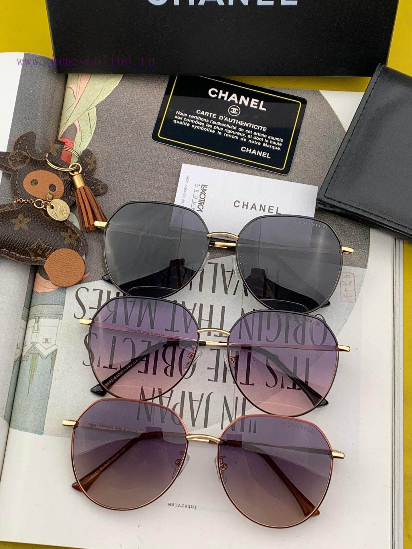 CHANEL trendy and explosive fashion sunglasses with large frames for comfortable wearing. Inu6xg4y9v - Image 10