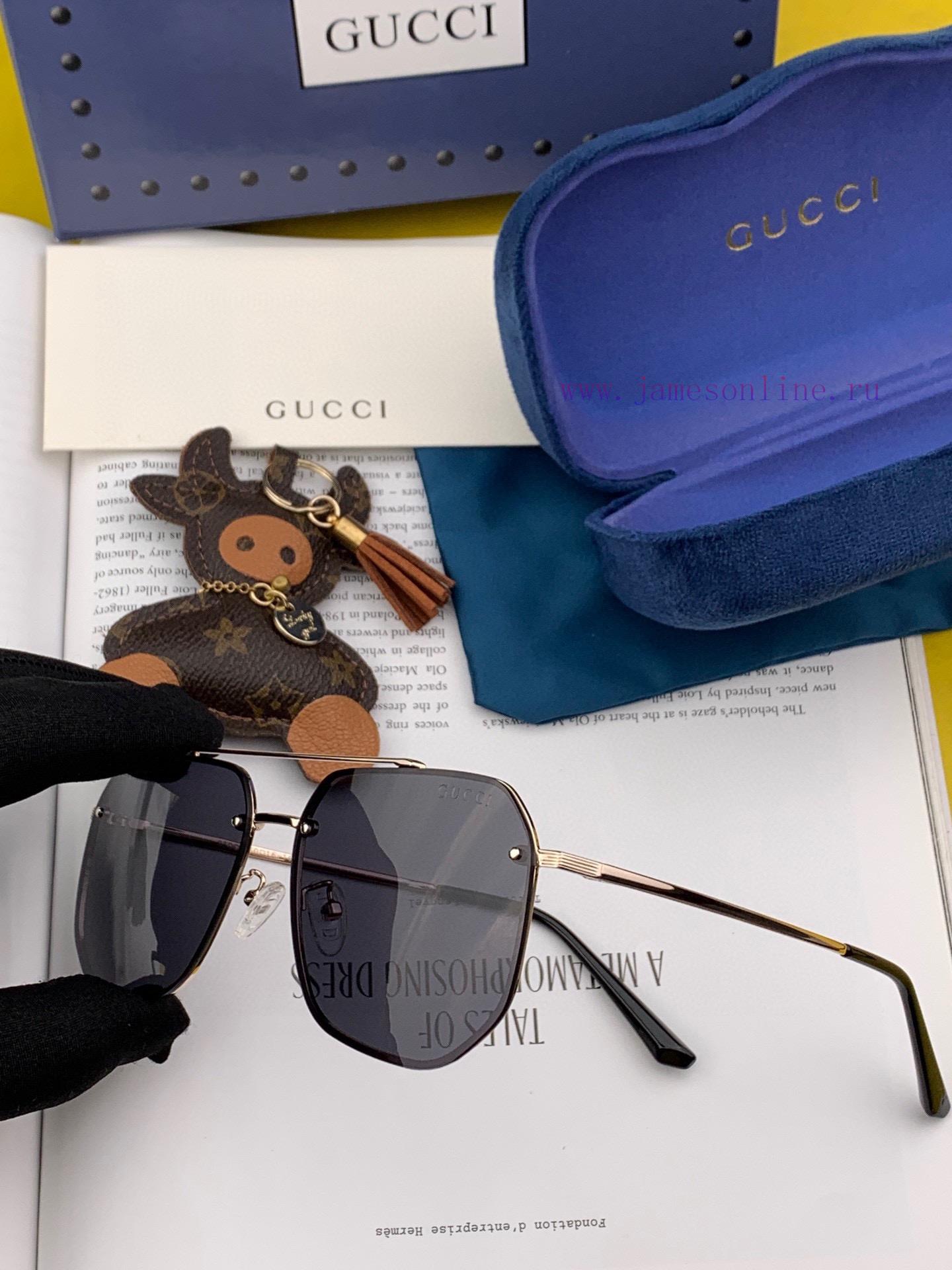 GUCCI official website synchronizes high-quality men's and women's sunglasses, imported Polawzhsoi97 - Image 7
