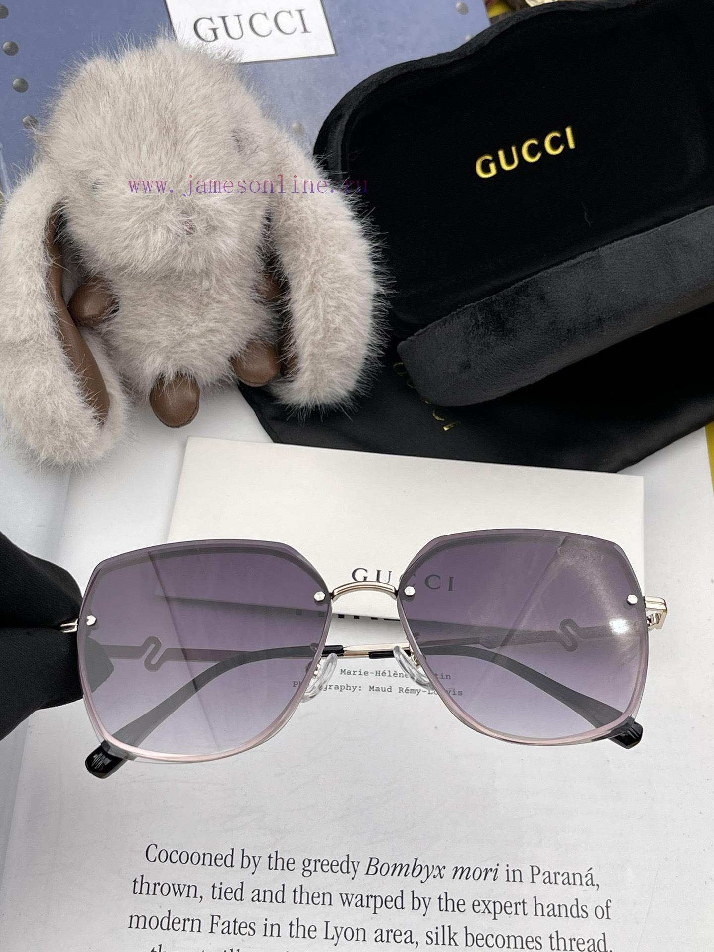 GUCCI's new frameless sunglasses for spring 2024 have gained popularity among various intern72q2psfh - Image 6