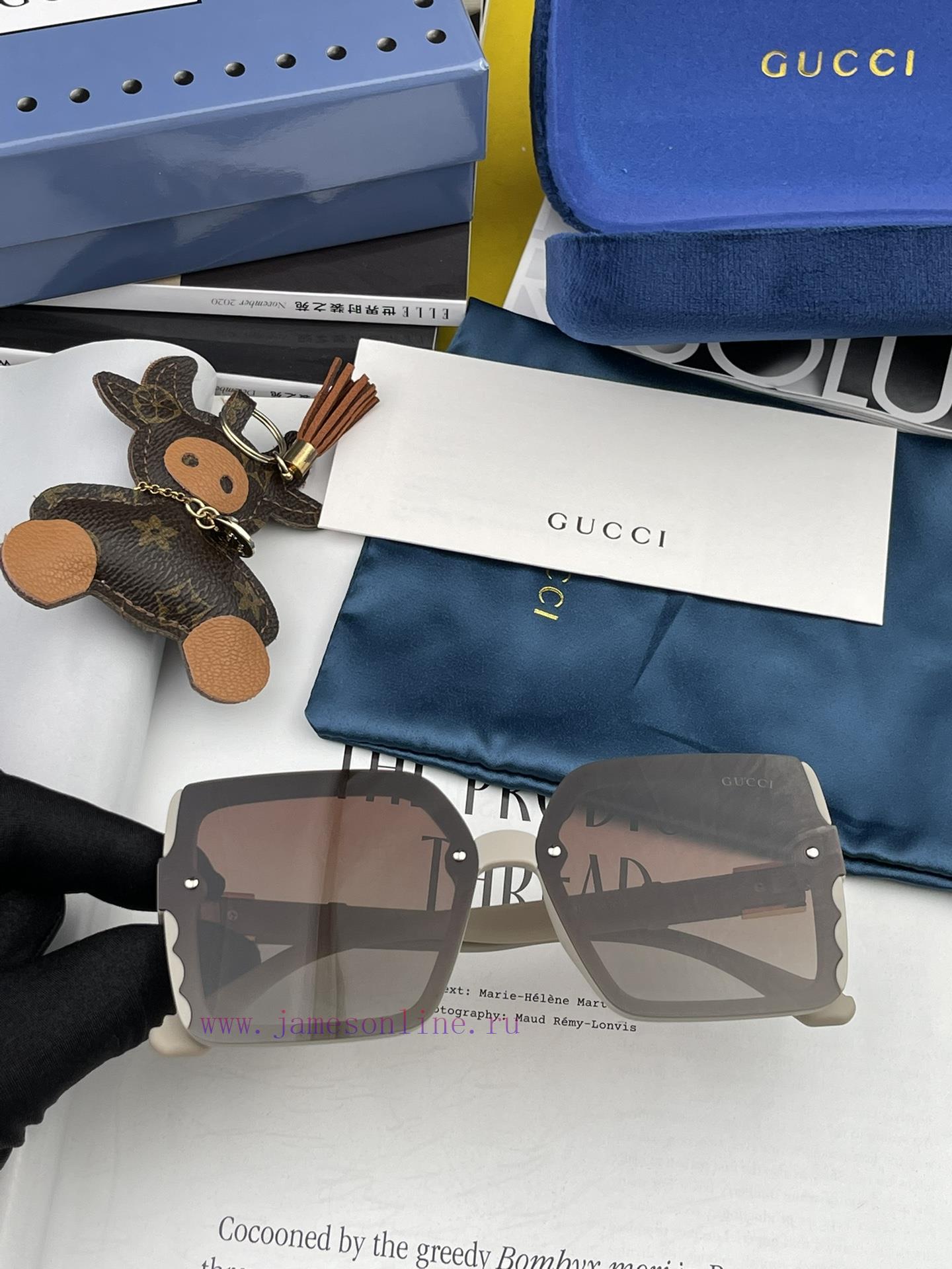 2024 new models to be shippedLadies' HD Thick Polarized Sunglasses ️ New GUCCI Polarized Sun511l2qph - Image 4
