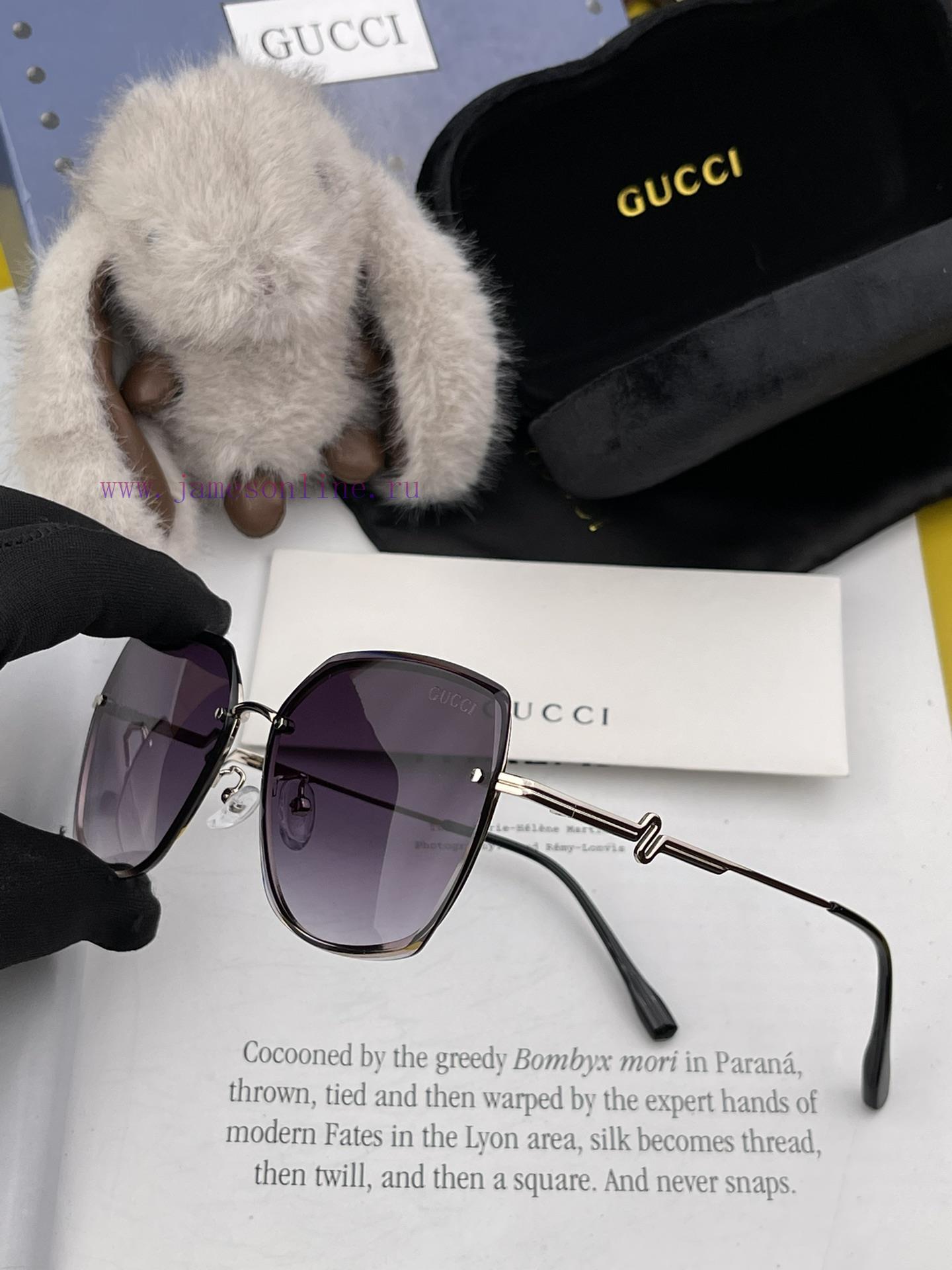 GUCCI's new frameless sunglasses for spring 2024 have gained popularity among various intern72q2psfh - Image 8