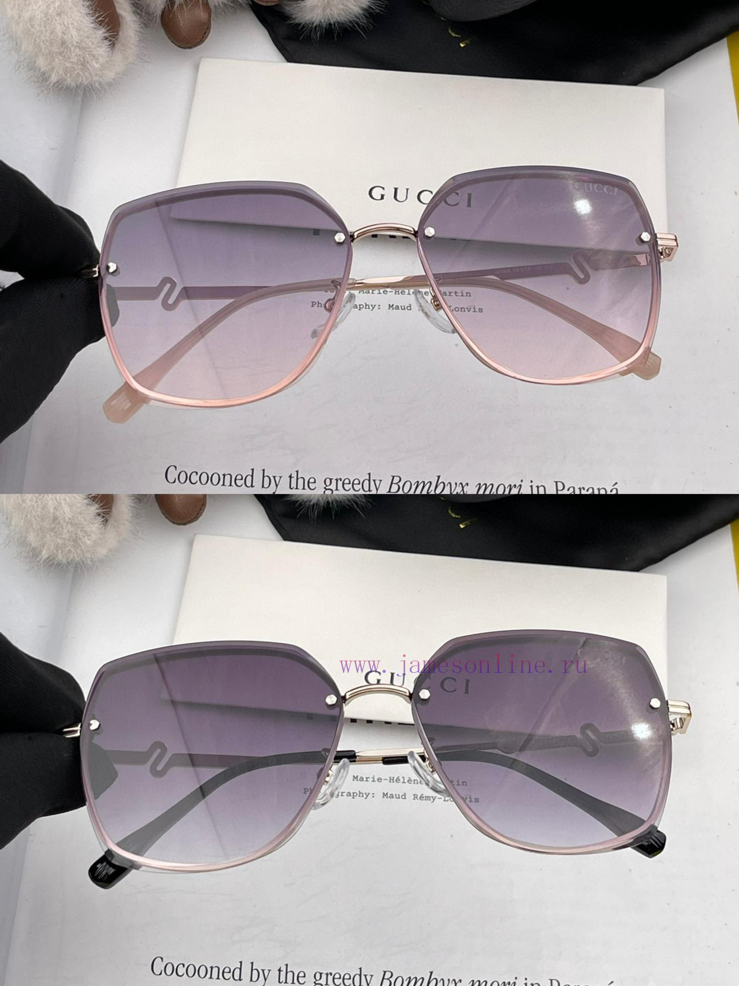 GUCCI's new frameless sunglasses for spring 2024 have gained popularity among various intern72q2psfh - Image 10