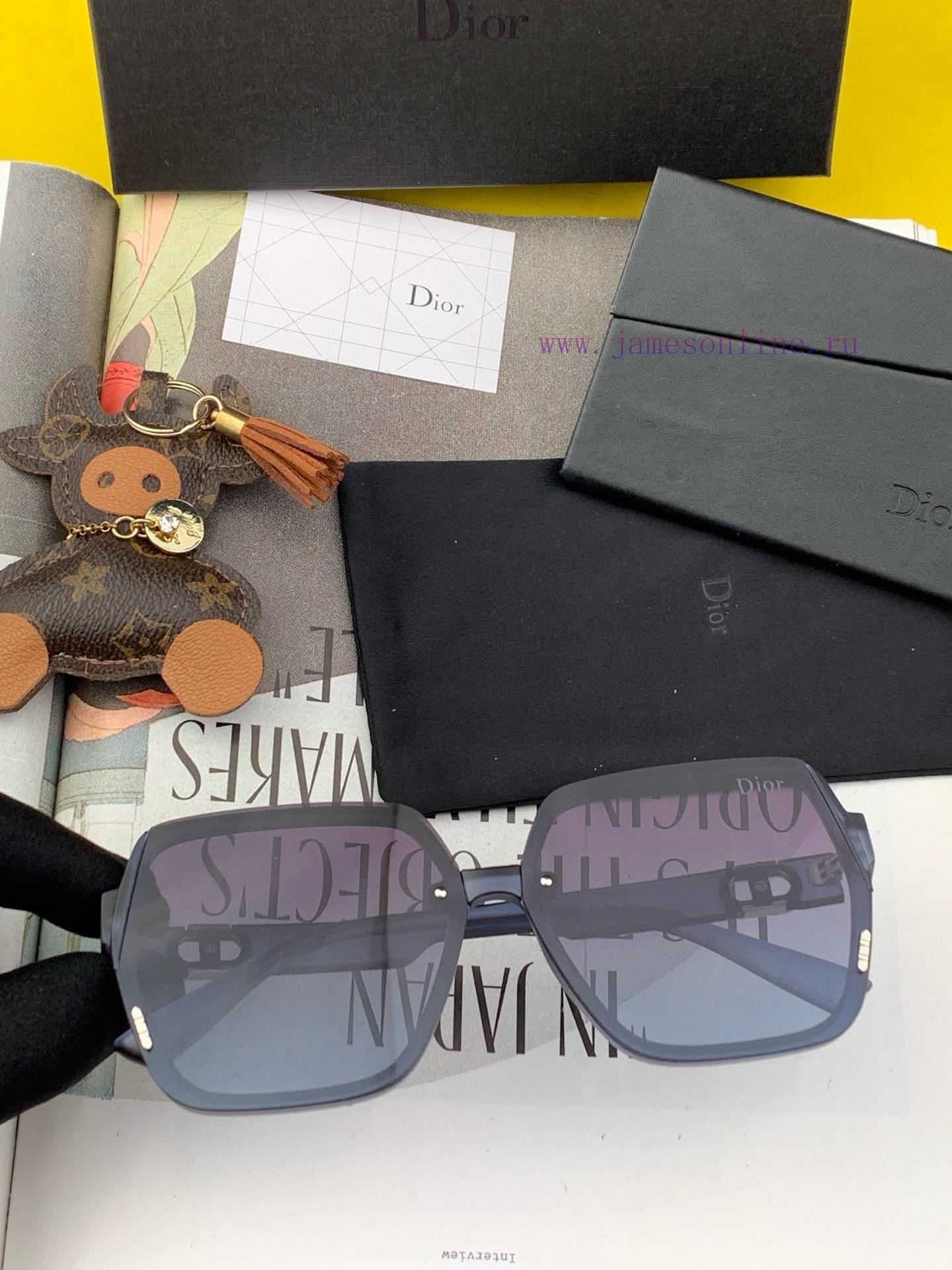 DIOR Dior 2024 Spring New Trendy Popular Fashion Box Polarized Sunglasses High Quality Comfomlxjter2 - Image 5