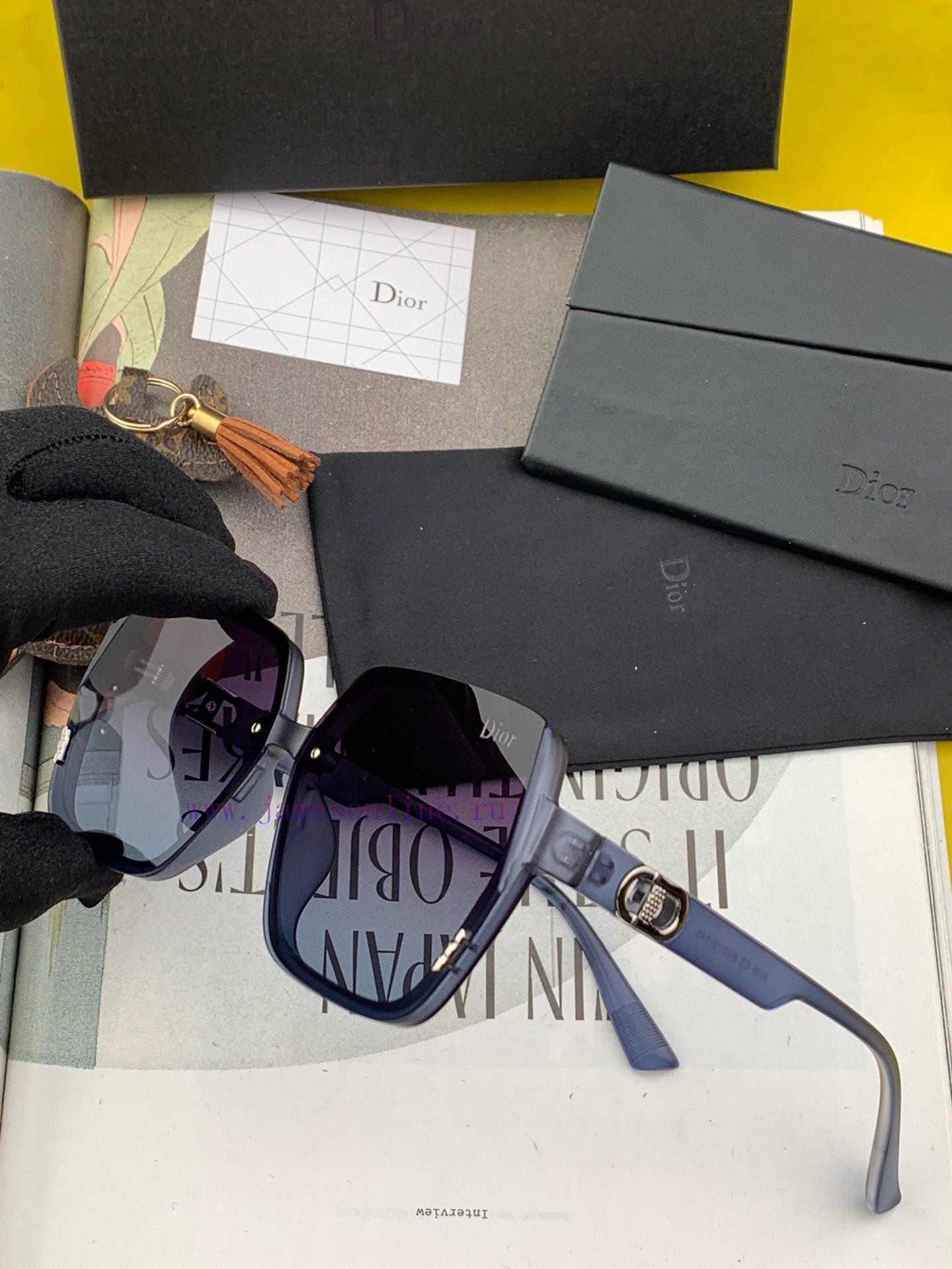 DIOR Dior 2024 Spring New Trendy Popular Fashion Box Polarized Sunglasses High Quality Comfomlxjter2 - Image 7