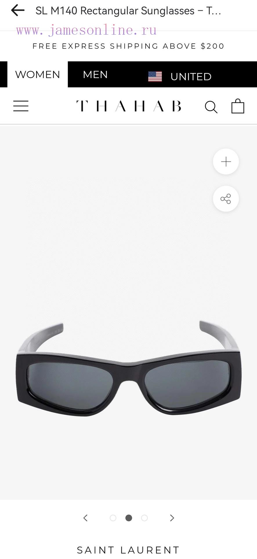 SAINT LAUREN * Saint Laurent brand new sunglasses, MODELSL8191, SIZE58 mouth 19-13597kmn7rn - Image 2