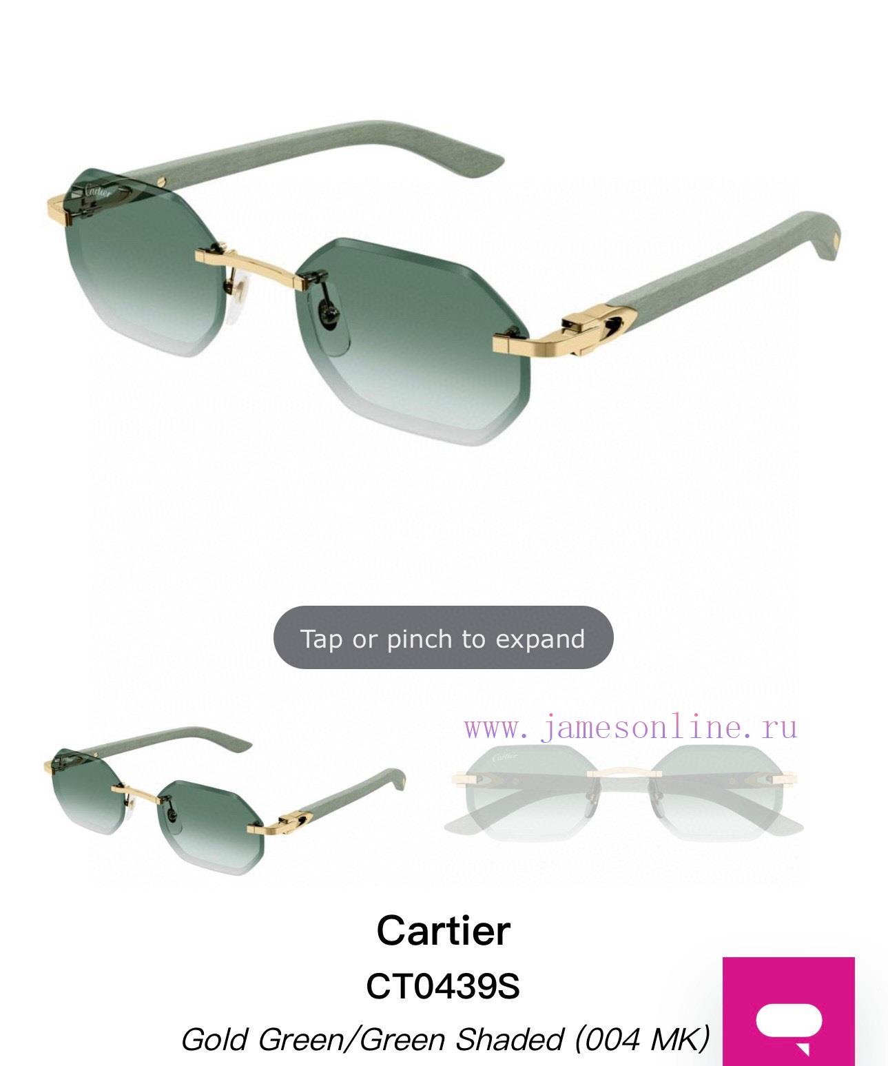 Cartier Cartier new sunglasses, MODELCT0439S, SIZE57 mouth 21-uj86hx7c - Image 4
