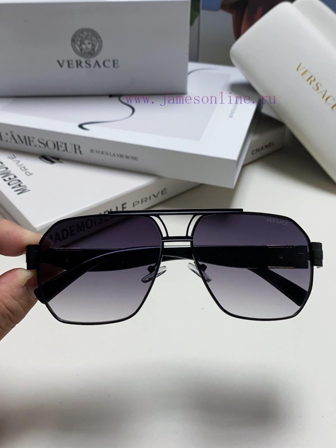 Versace Square Sunglasses Concise Metal Style Gold Medusa Avatar Three Dimensional Texture</kk4s2lc4 - Image 5