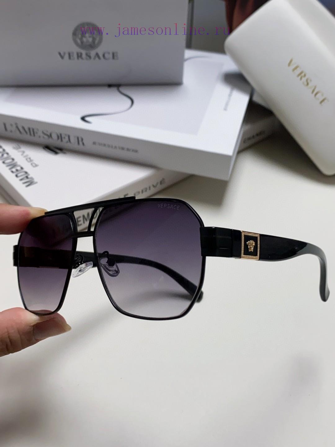 Versace Square Sunglasses Concise Metal Style Gold Medusa Avatar Three Dimensional Texture</kk4s2lc4 - Image 7