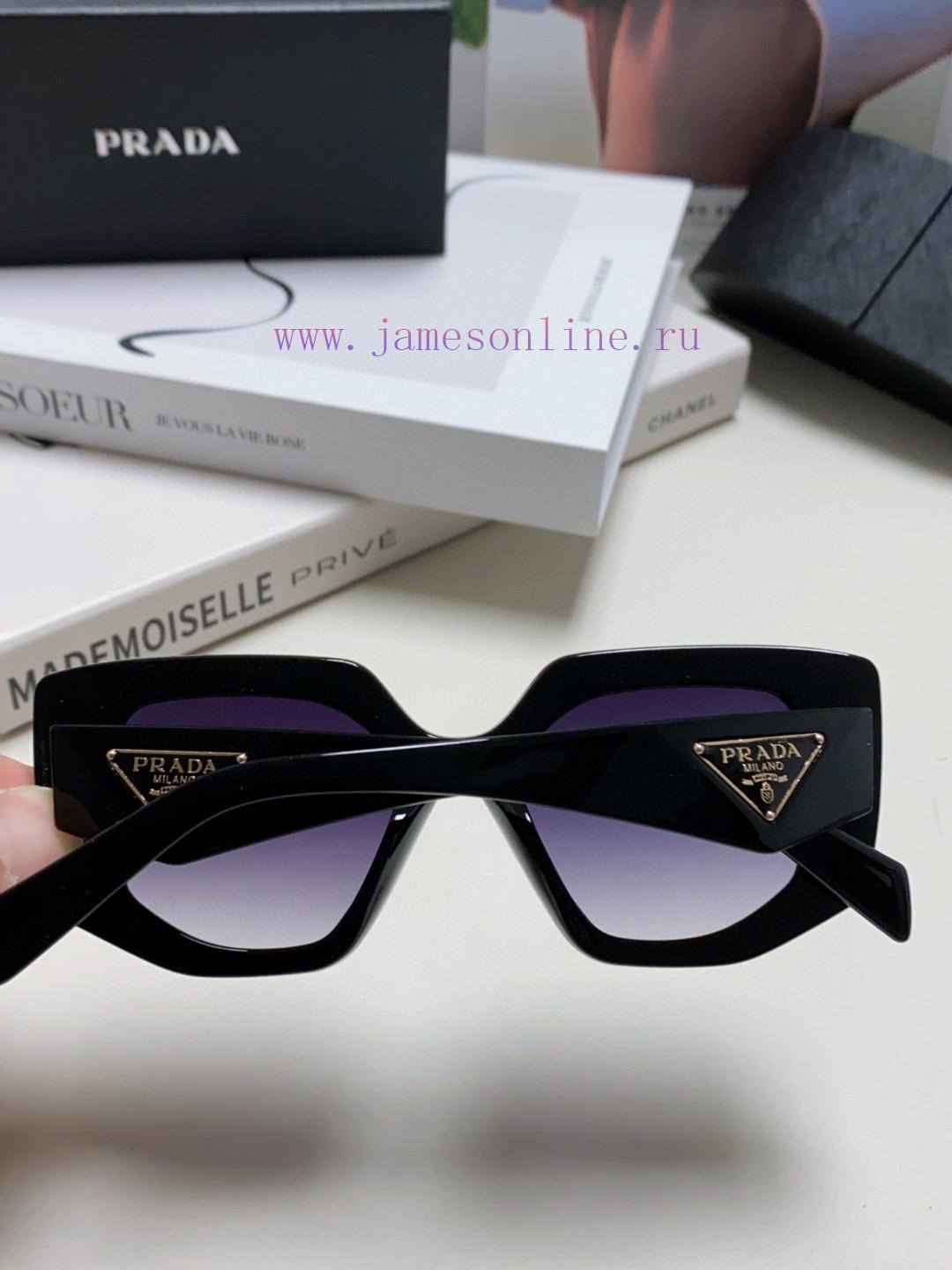 PRADA 2024 New Sunglasses Classic Triangle Logo Women's Fashion Butterfly Cat Eye Sunglassesyf4zl8w7 - Image 9