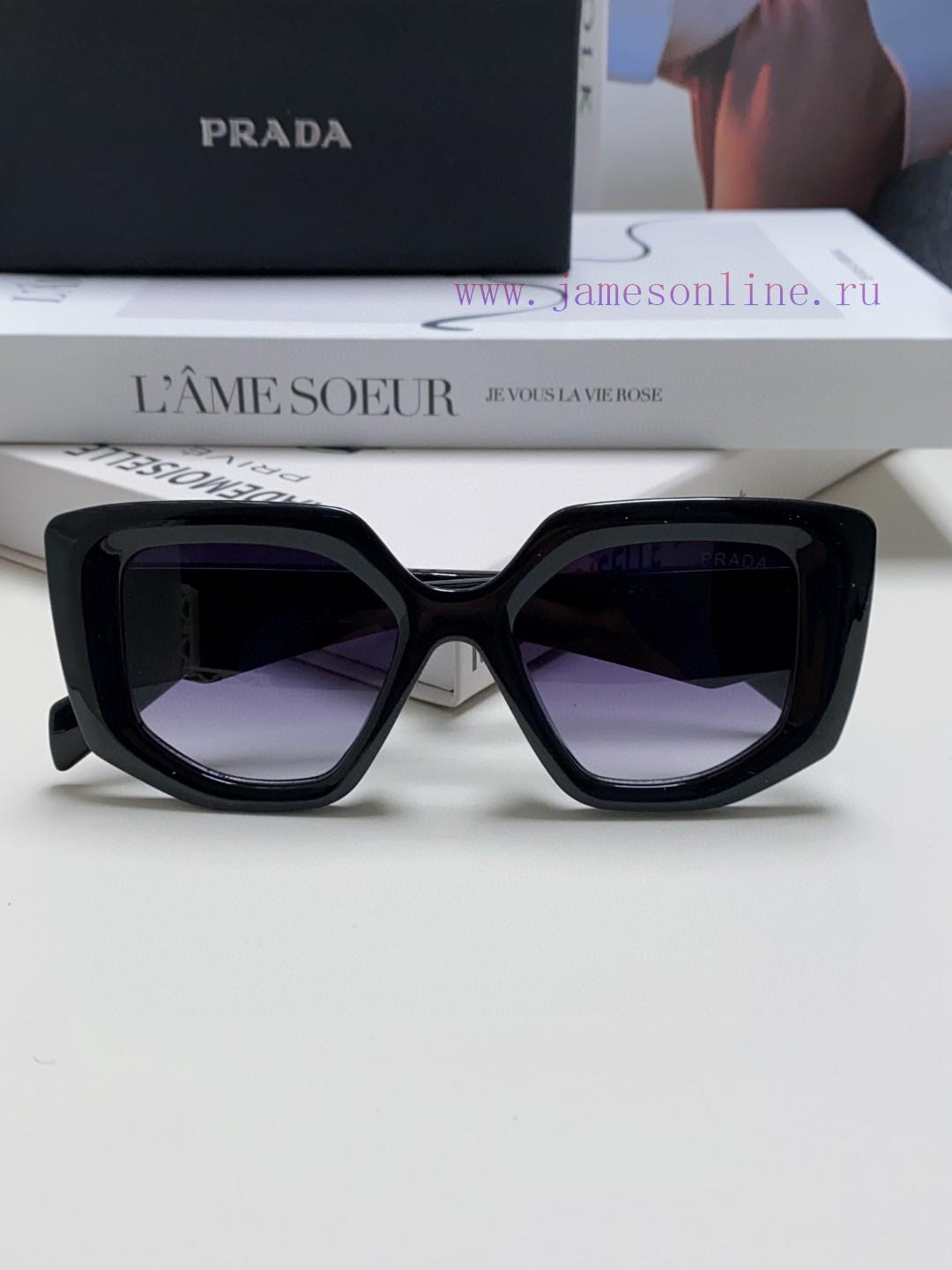 PRADA 2024 New Sunglasses Classic Triangle Logo Women's Fashion Butterfly Cat Eye Sunglassesyf4zl8w7 - Image 11