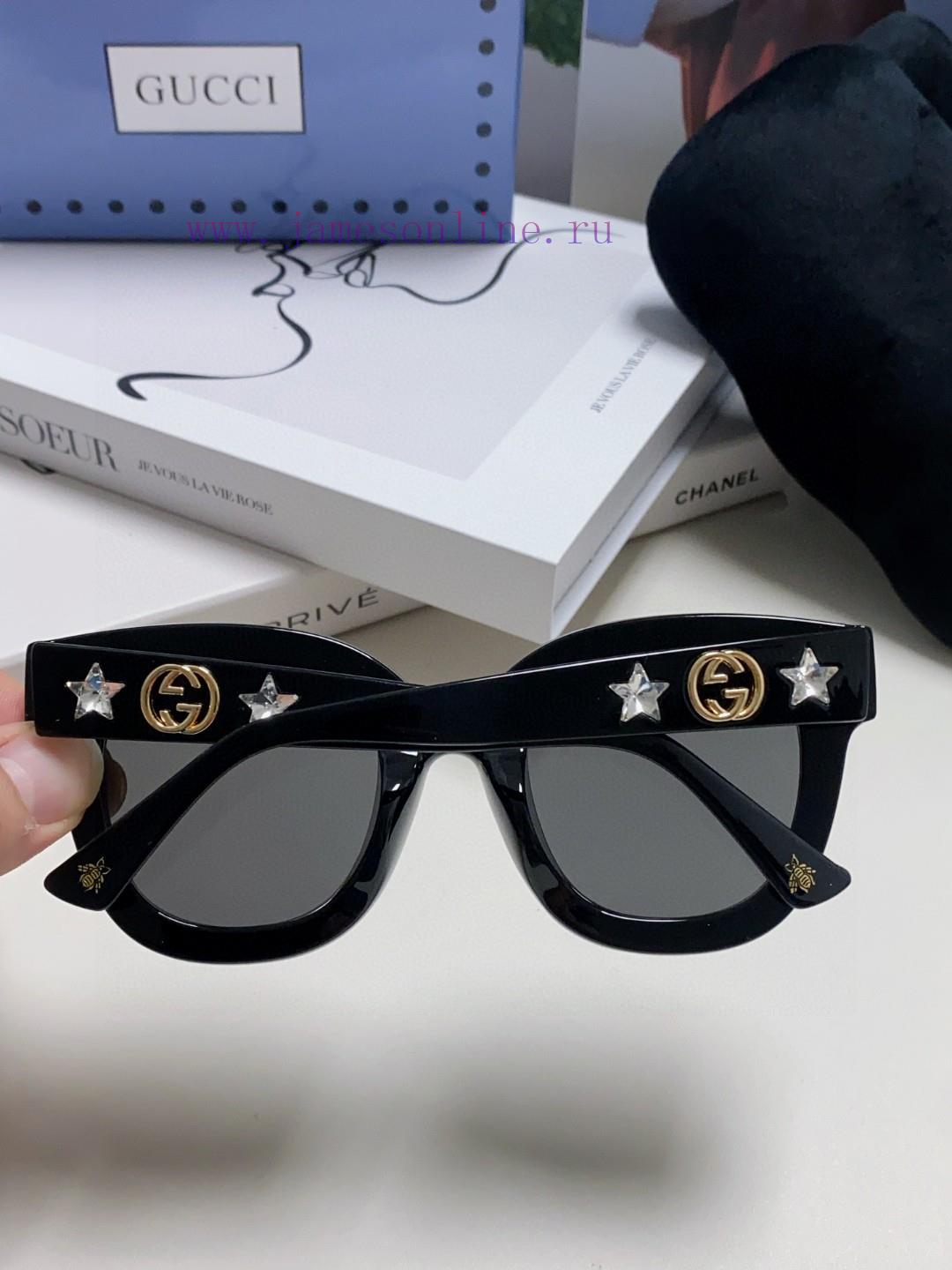 GUCCIGucci synchronized women's sunglasses with large frame, simple and fashionable style, seqfnk6je - Image 9