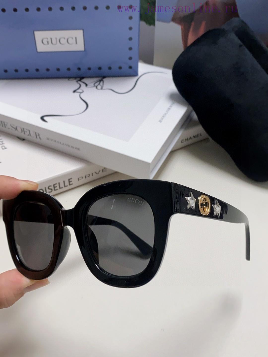 GUCCIGucci synchronized women's sunglasses with large frame, simple and fashionable style, seqfnk6je - Image 10