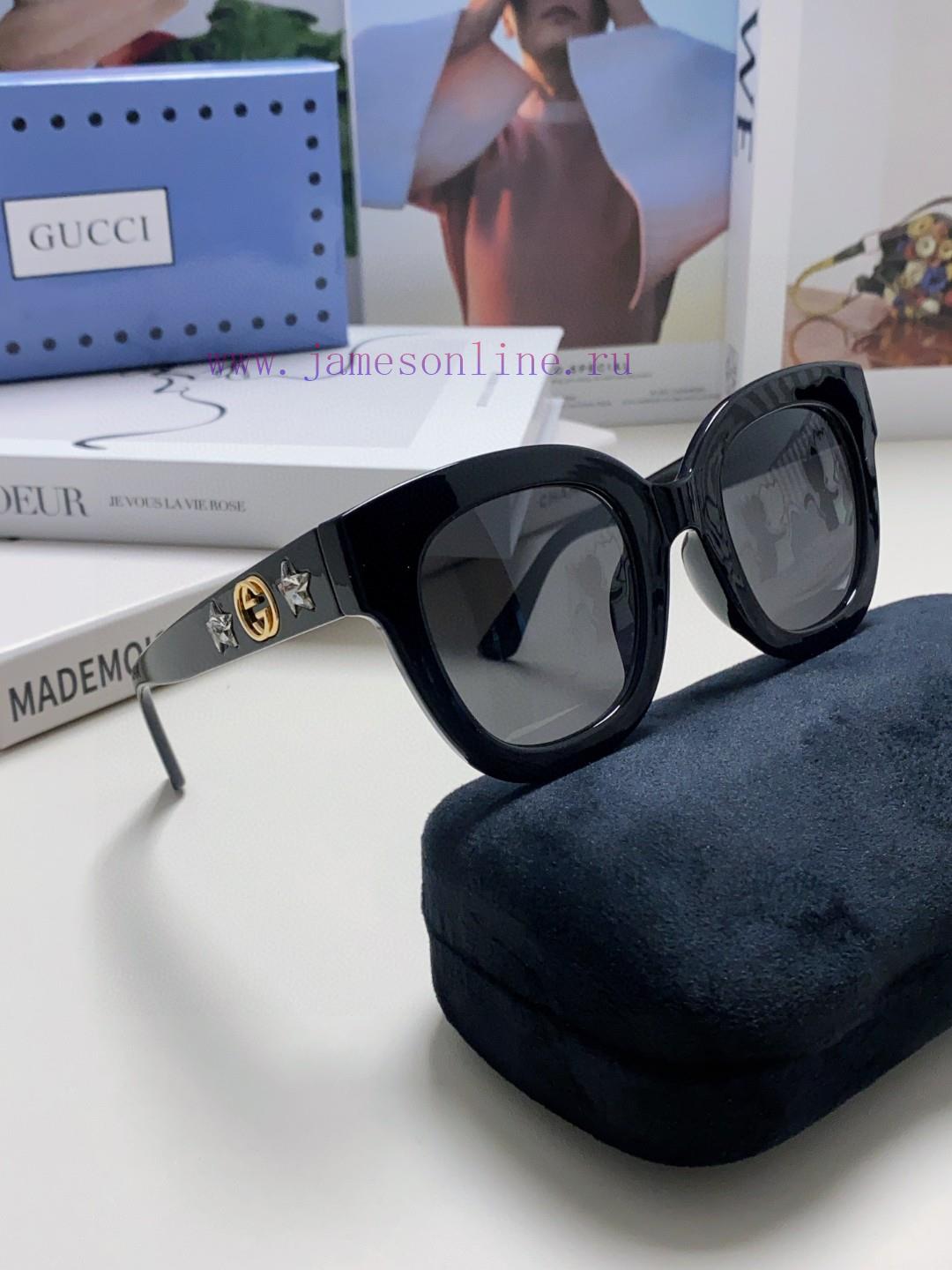 GUCCIGucci synchronized women's sunglasses with large frame, simple and fashionable style, seqfnk6je - Image 12