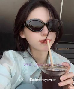 Celine Celine Lisa's retro Arc de Triomphe sunglasses for women, new trendy, UV resistant, hiu6e956y