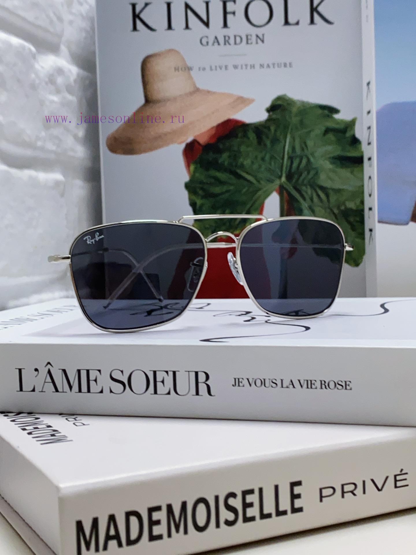 RayBanREVERSE Reversing Series Sunglasses Male Female Concave Sunglasses Pilot Square 0RBR01fdvkfqpy - Image 4