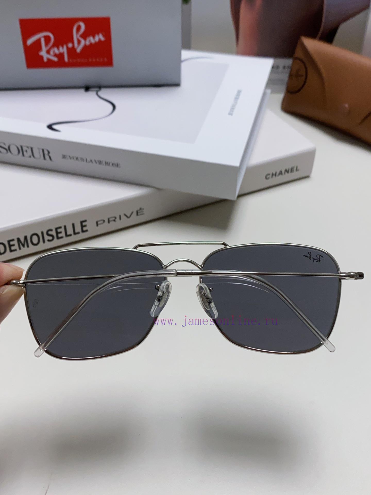 RayBanREVERSE Reversing Series Sunglasses Male Female Concave Sunglasses Pilot Square 0RBR01fdvkfqpy - Image 7