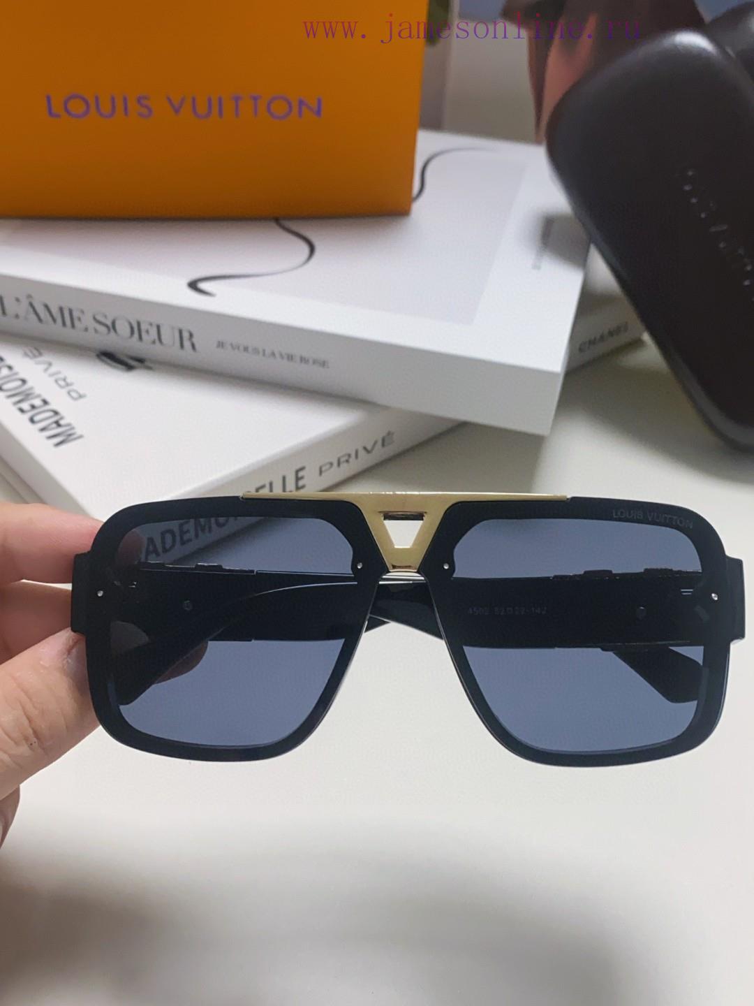 LV Louis Vuitton 2024 New Fashionable Large Frame Sunglasses for Men and Women, Internet Cel95xpl37b - Image 5
