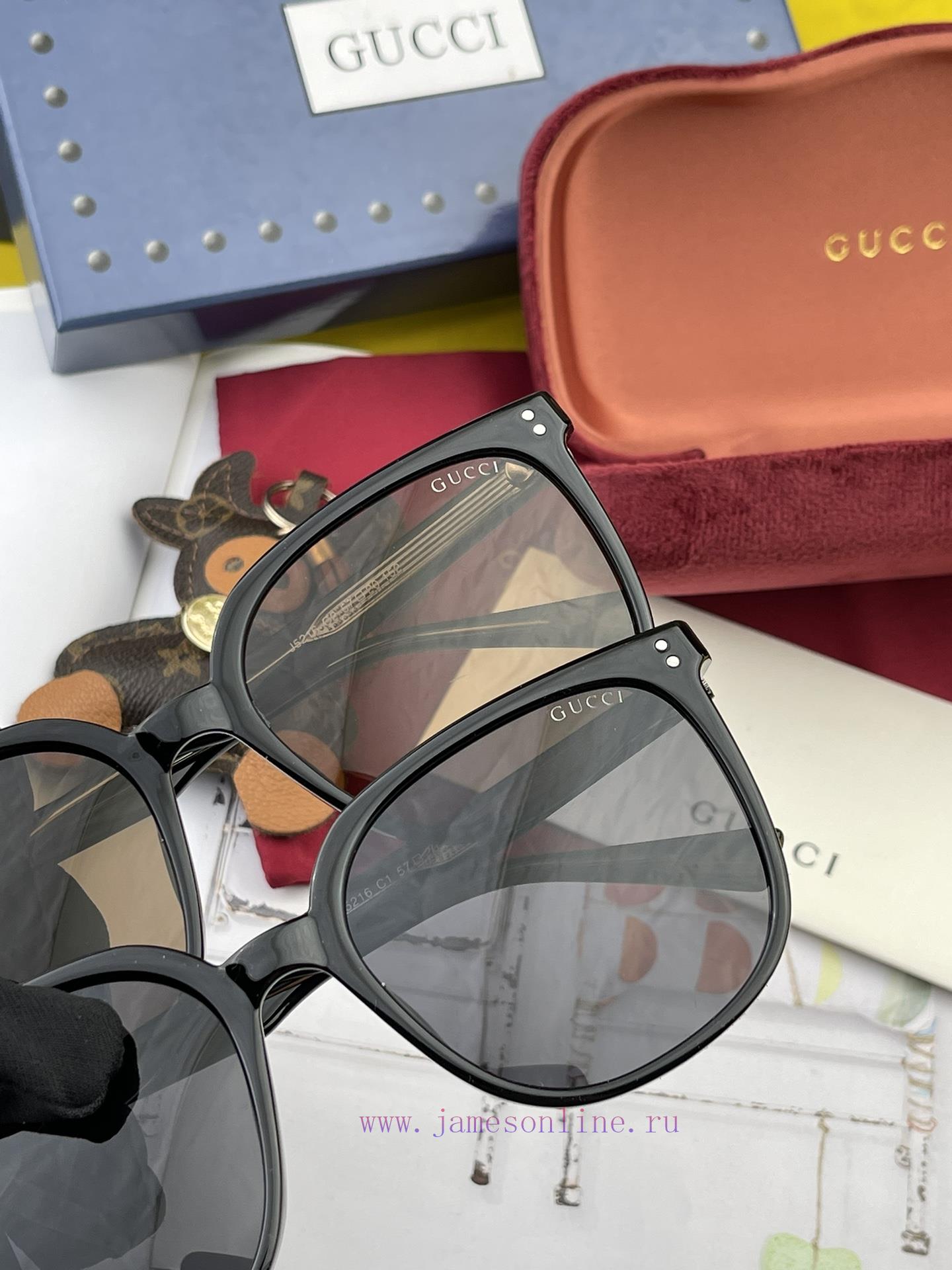 GUCCI GG Round Frame Sunglasses Perfect Quality Unique Design Suitable for Various Face Shapqzpkicci - Image 9