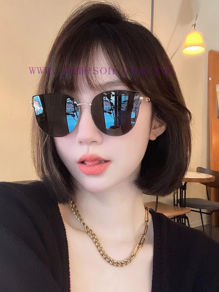 Burberry 2024 Spring New Trendy Popular Fashion Round Frame Polarized Sunglasses High Qualit5lusii6r - Image 3