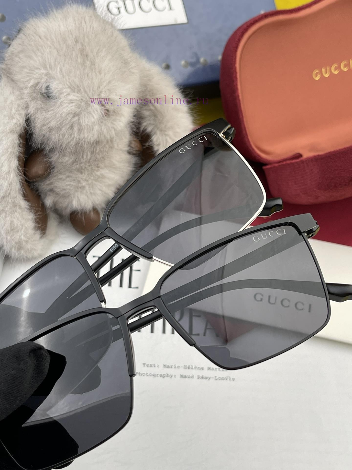 GUCCI-2024 New Couple Polarized Sunglasses with Perfect Quality and Unique Design Suitable finhlo2ej - Image 8