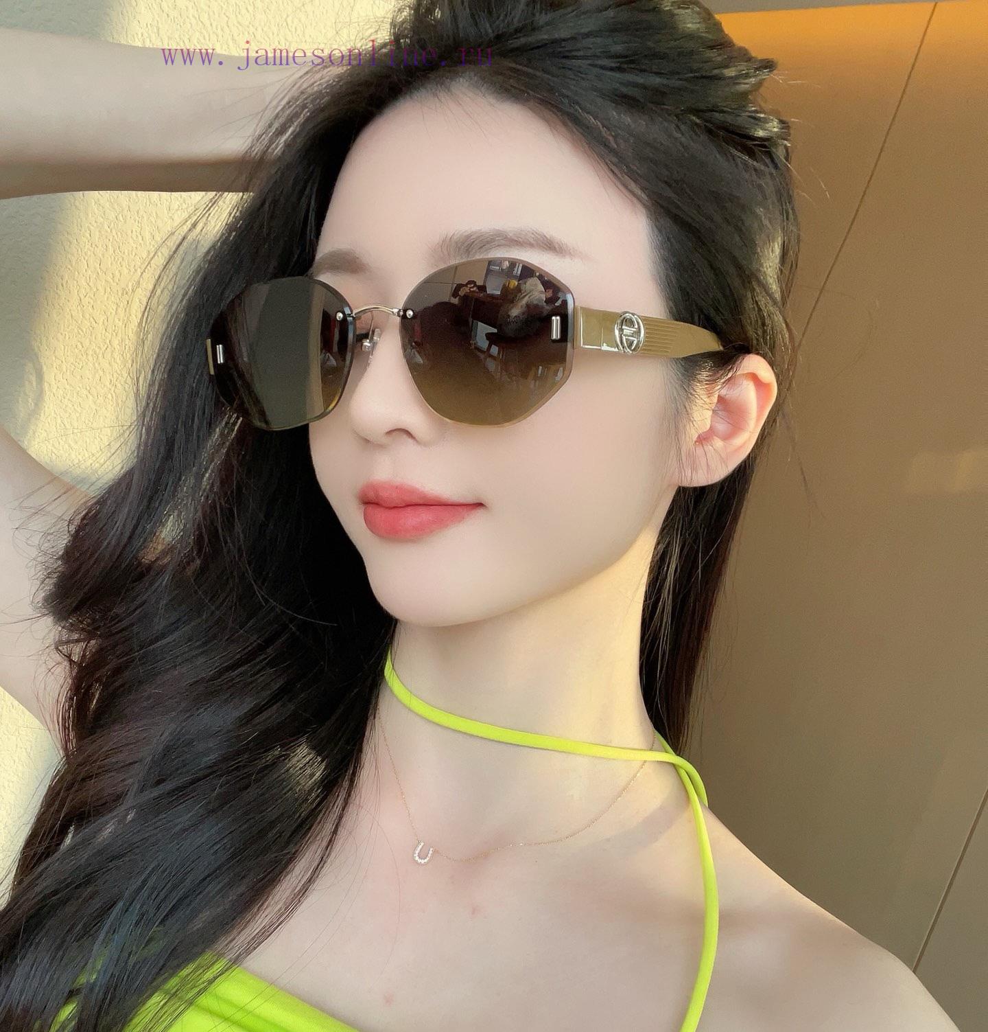 LV Nylon Polarized Sunglasses 2024 Spring New Trendy Popular Fashion Round Frame Polarized S4a8o8zj5 - Image 3