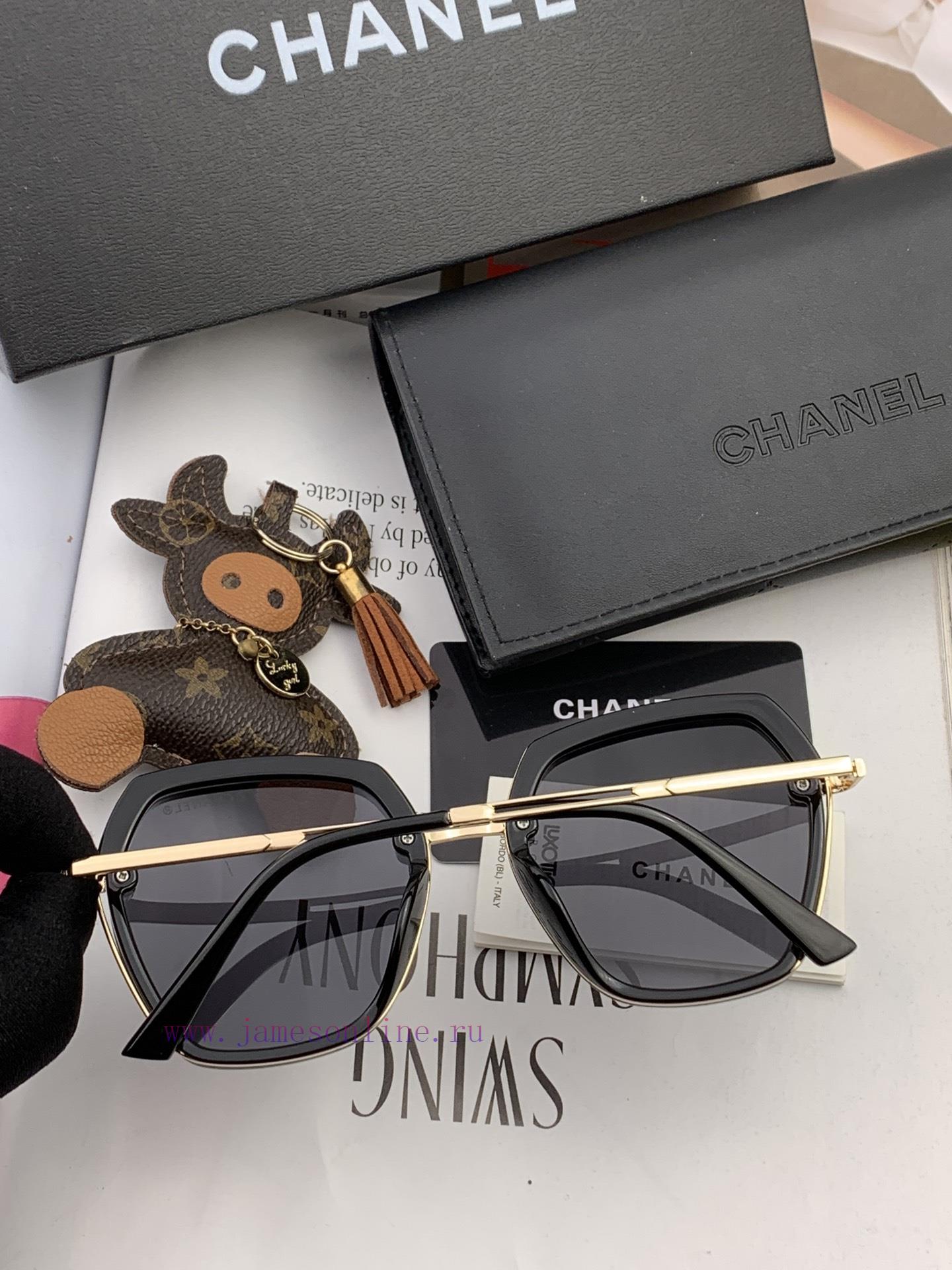 Chanel 2024 Spring New Trendy Popular Fashion Box Polarized Sunglasses High Quality Wear Combuysmyu4 - Image 7