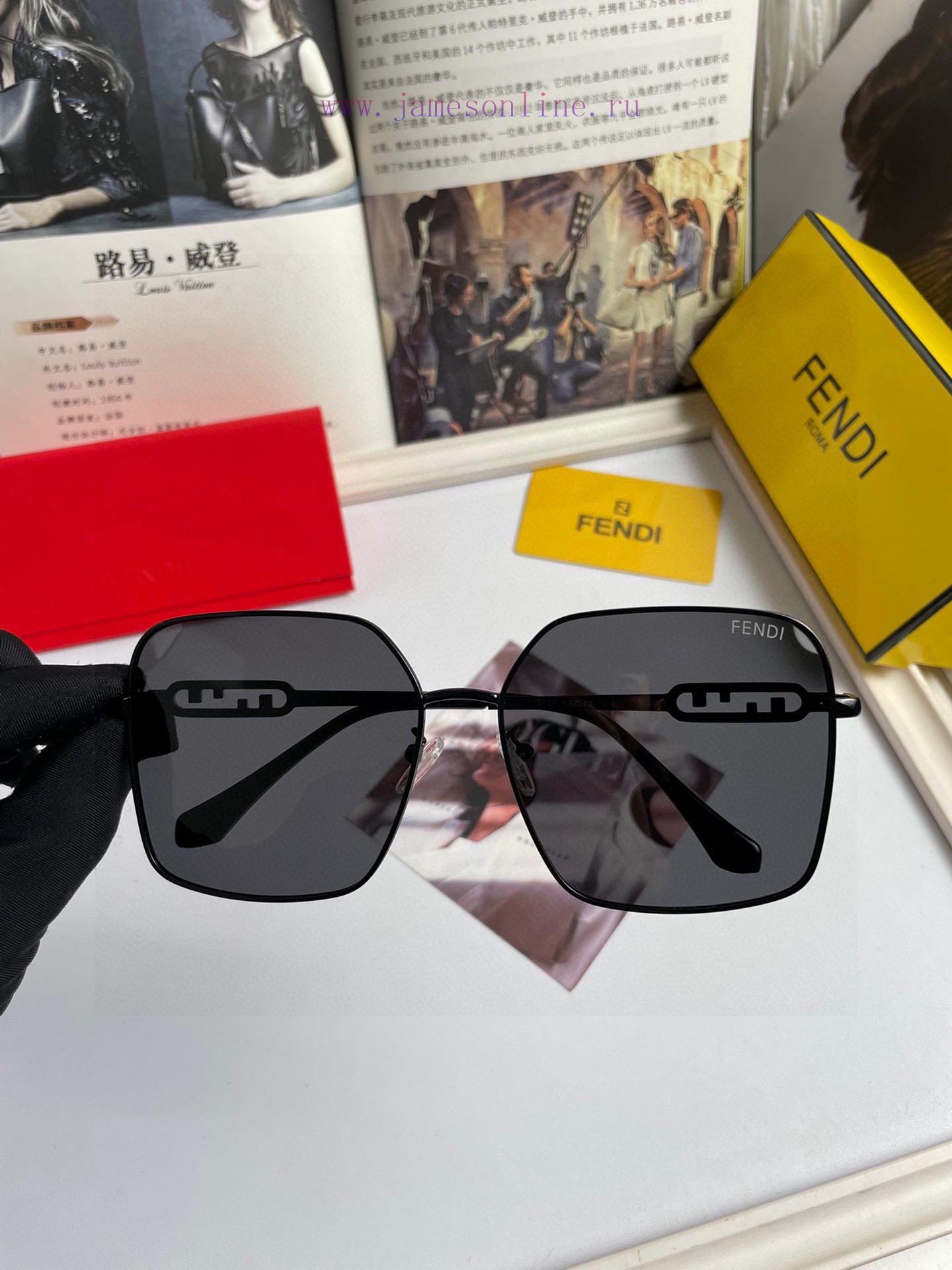 New Fendi Women's Polarized Sunglasses, Fashionable Face Repair Brand, Fashionable Style Codjny3rtlp - Image 4
