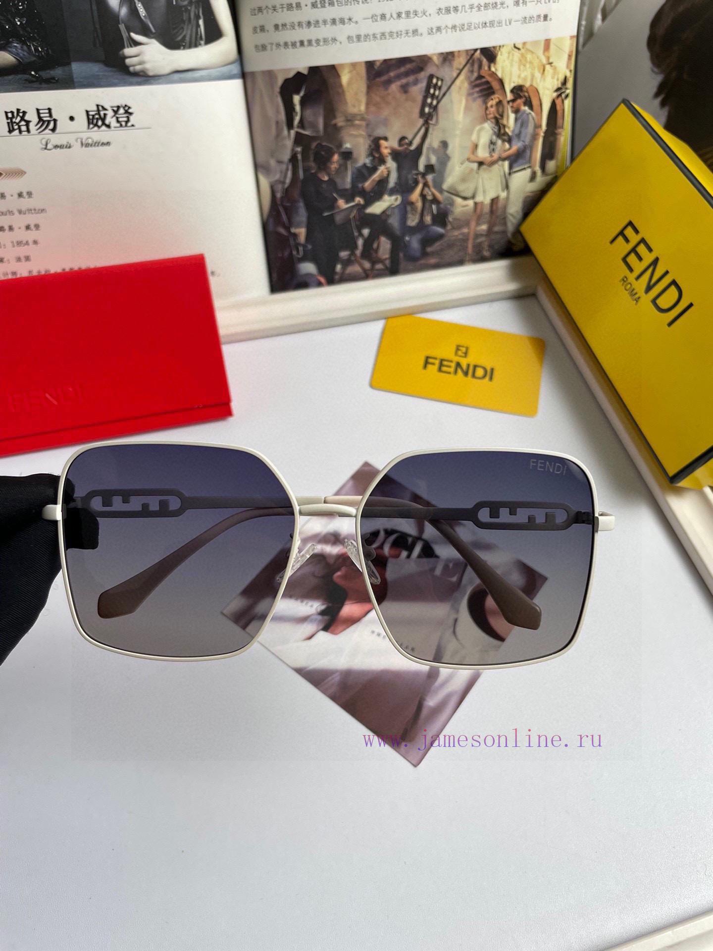 New Fendi Women's Polarized Sunglasses, Fashionable Face Repair Brand, Fashionable Style Codjny3rtlp - Image 6