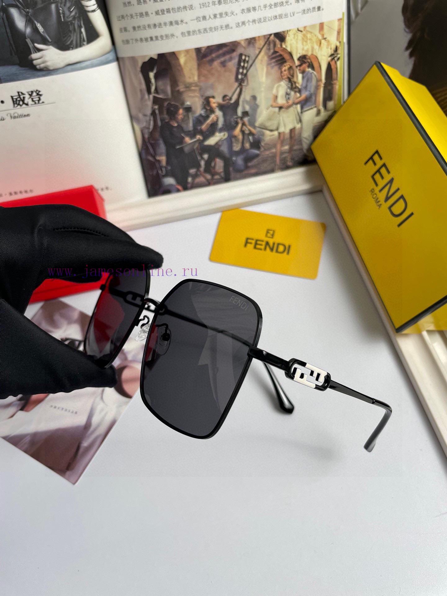 New Fendi Women's Polarized Sunglasses, Fashionable Face Repair Brand, Fashionable Style Codjny3rtlp - Image 9