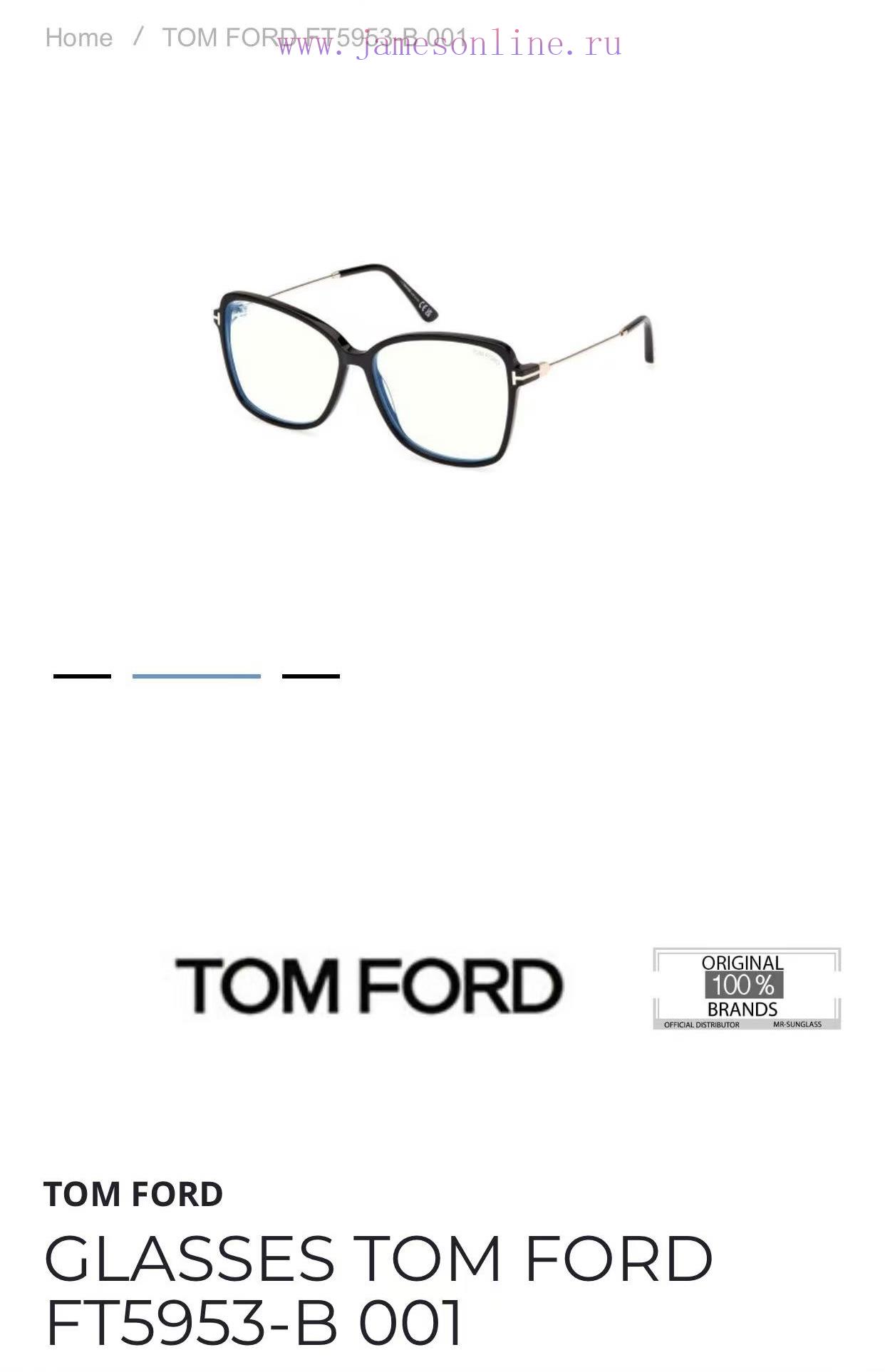TOM FORDMODELFT5953SSIZE55 ports 13-140119vt1q5 - Image 3